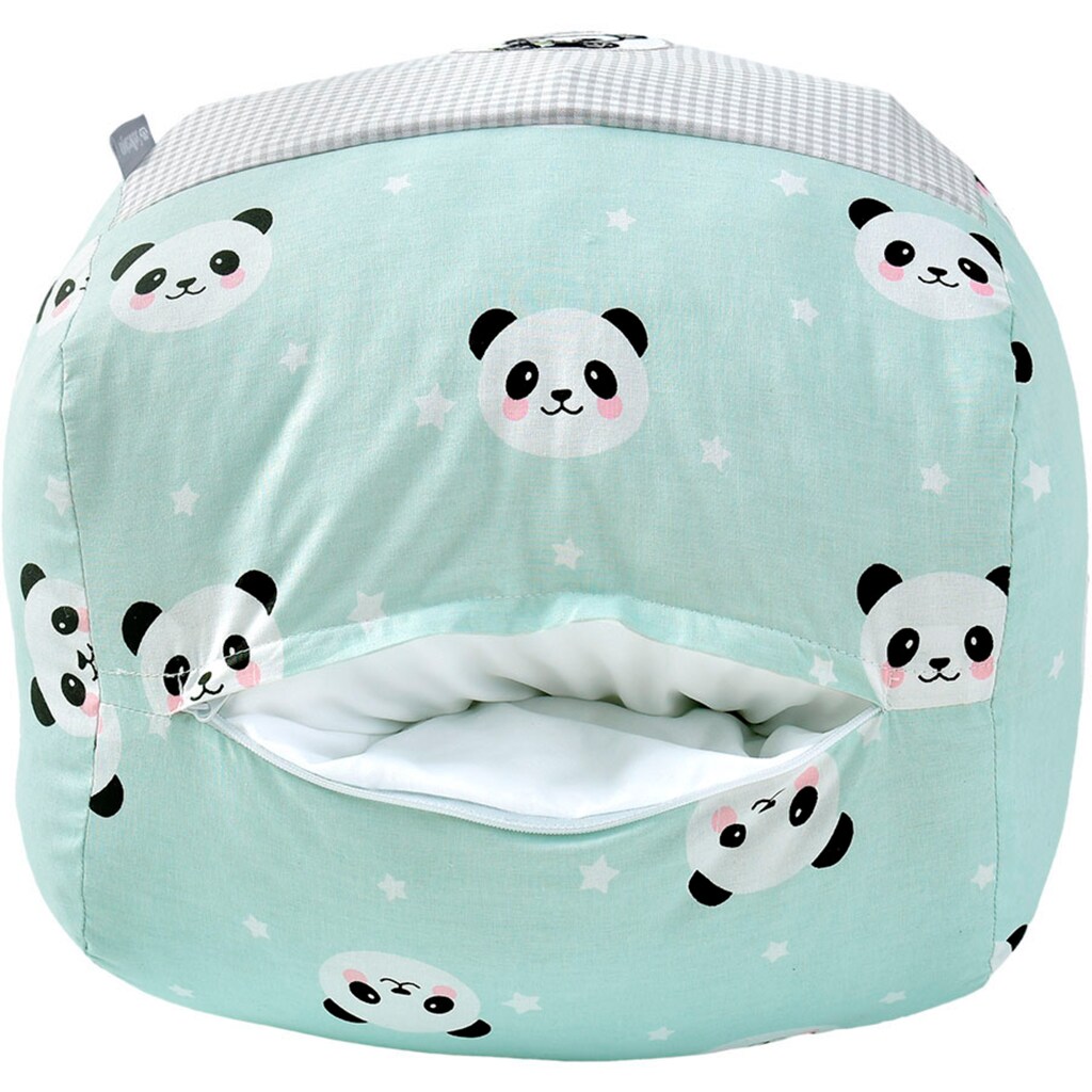 SEI Design Stillkissen »Panda-Mint«, (1 tlg.)