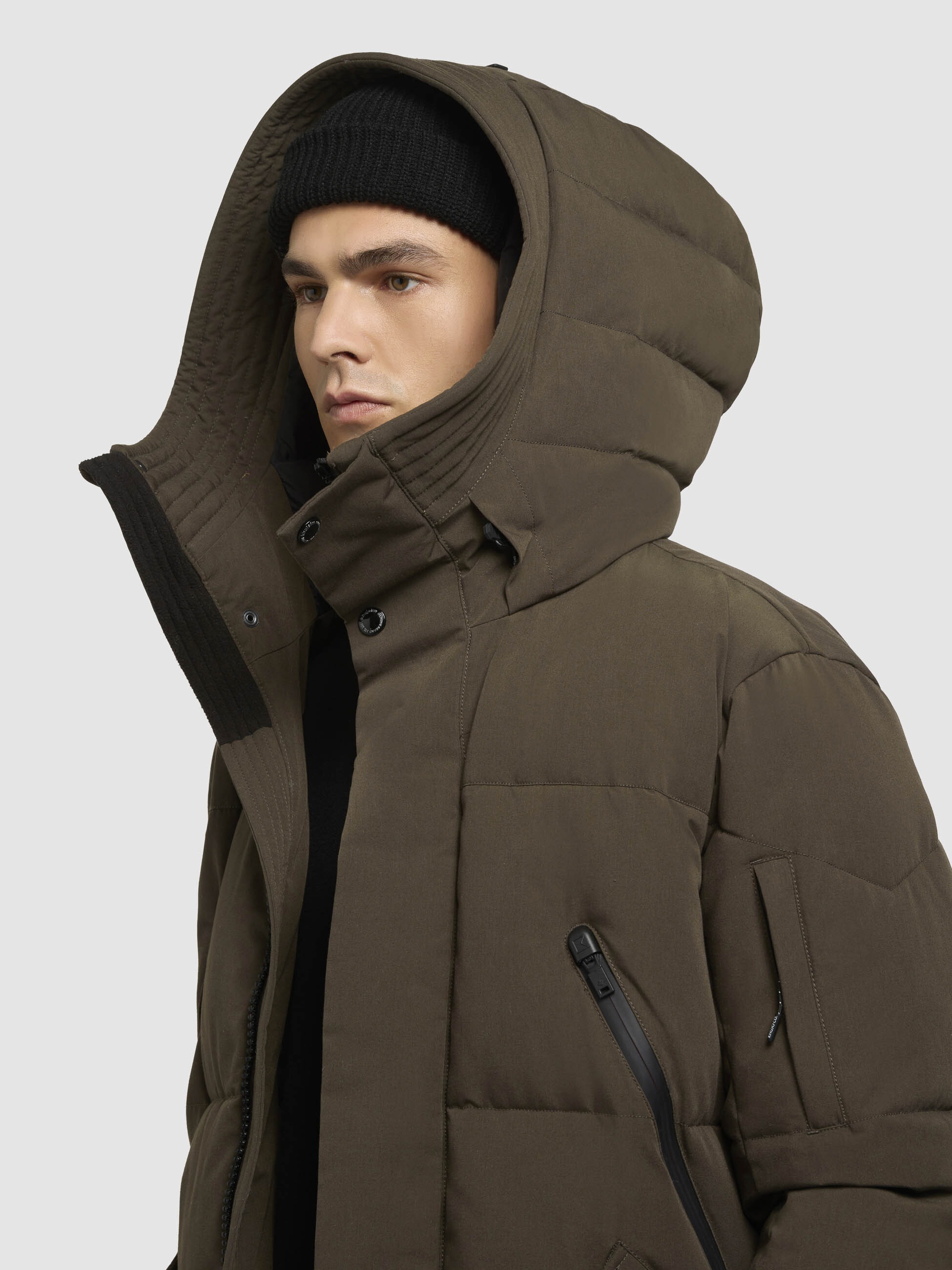 khujo Steppjacke »KANF«, mit Kapuze