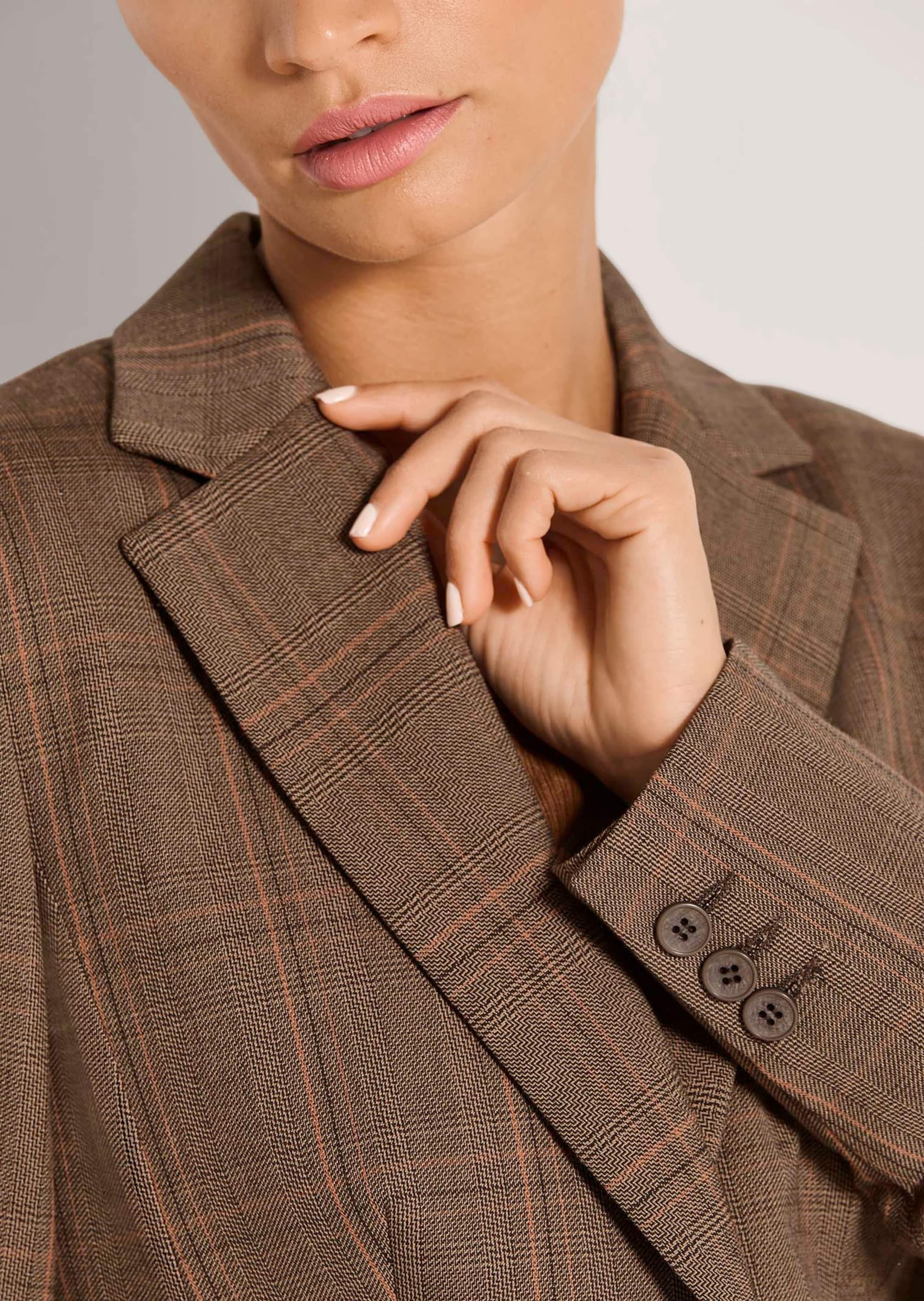 MADELEINE Jackenblazer »Blazer Karierter Blazer im Brit-Chic-Stil«