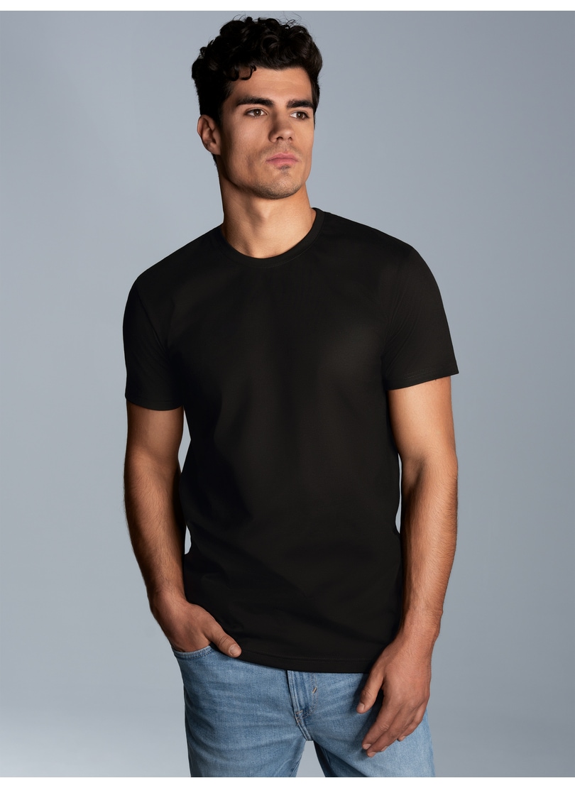 T-Shirt »TRIGEMA Slim Fit T-Shirt aus DELUXE Baumwolle«