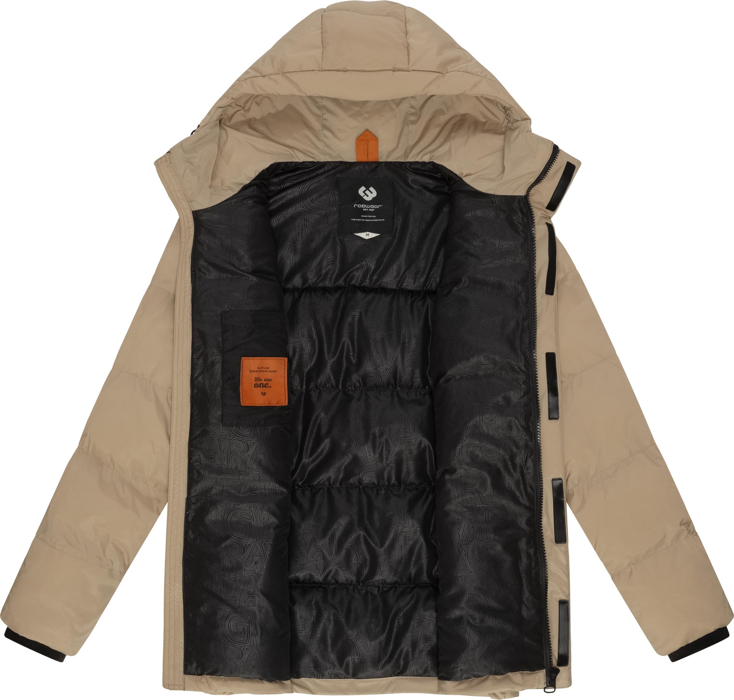 Ragwear Steppjacke »Mikkesh«, mit Kapuze, Sportliche Herren Winterjacke mit Kapuze