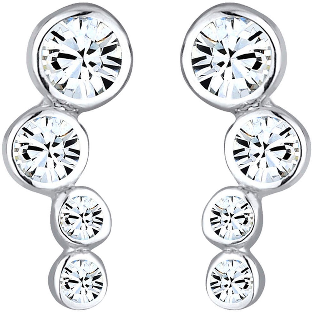 Elli Paar Ohrstecker »Schmuck Geschenk Silber 925 Ohrringe, 0302192213«, mit Glasstein