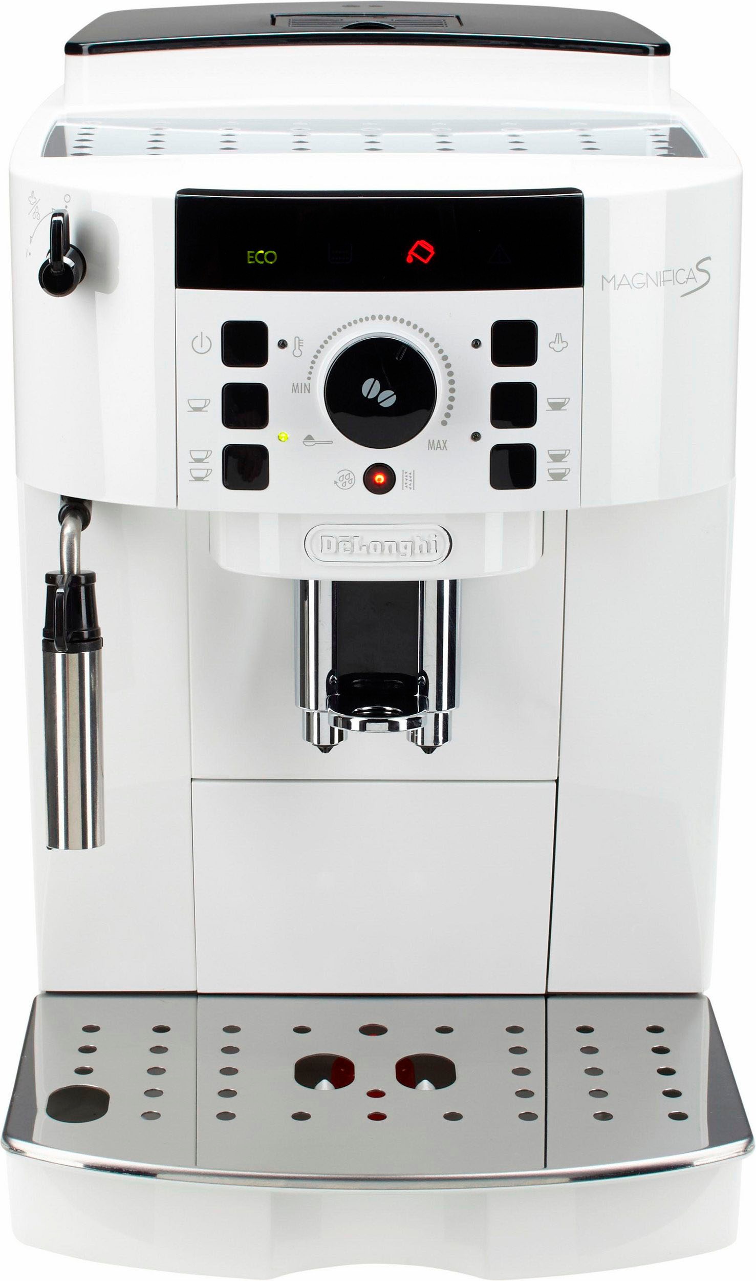 Thumbnail - DeLonghi Kaffeevollautomat "Magnifica S ECAM21.118.W - Milchaufschäumdüse für Cappuccino, Weiß", Einfache Bedienung, aut...