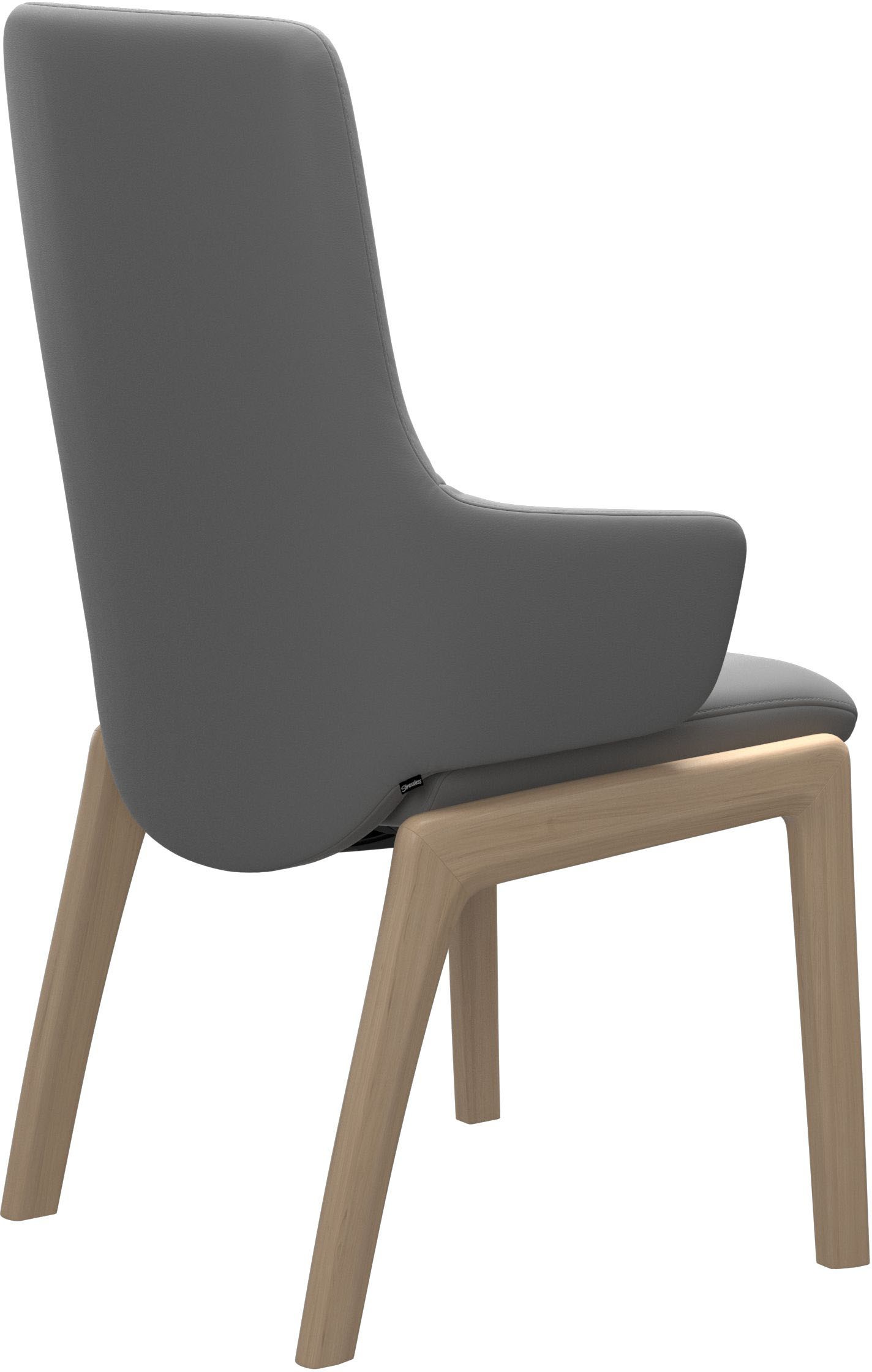 Stressless® Polsterstuhl »Laurel«, Leder BATICK, High Back mit Armlehne, Größe L, mit abgerundeten Beinen in Eiche