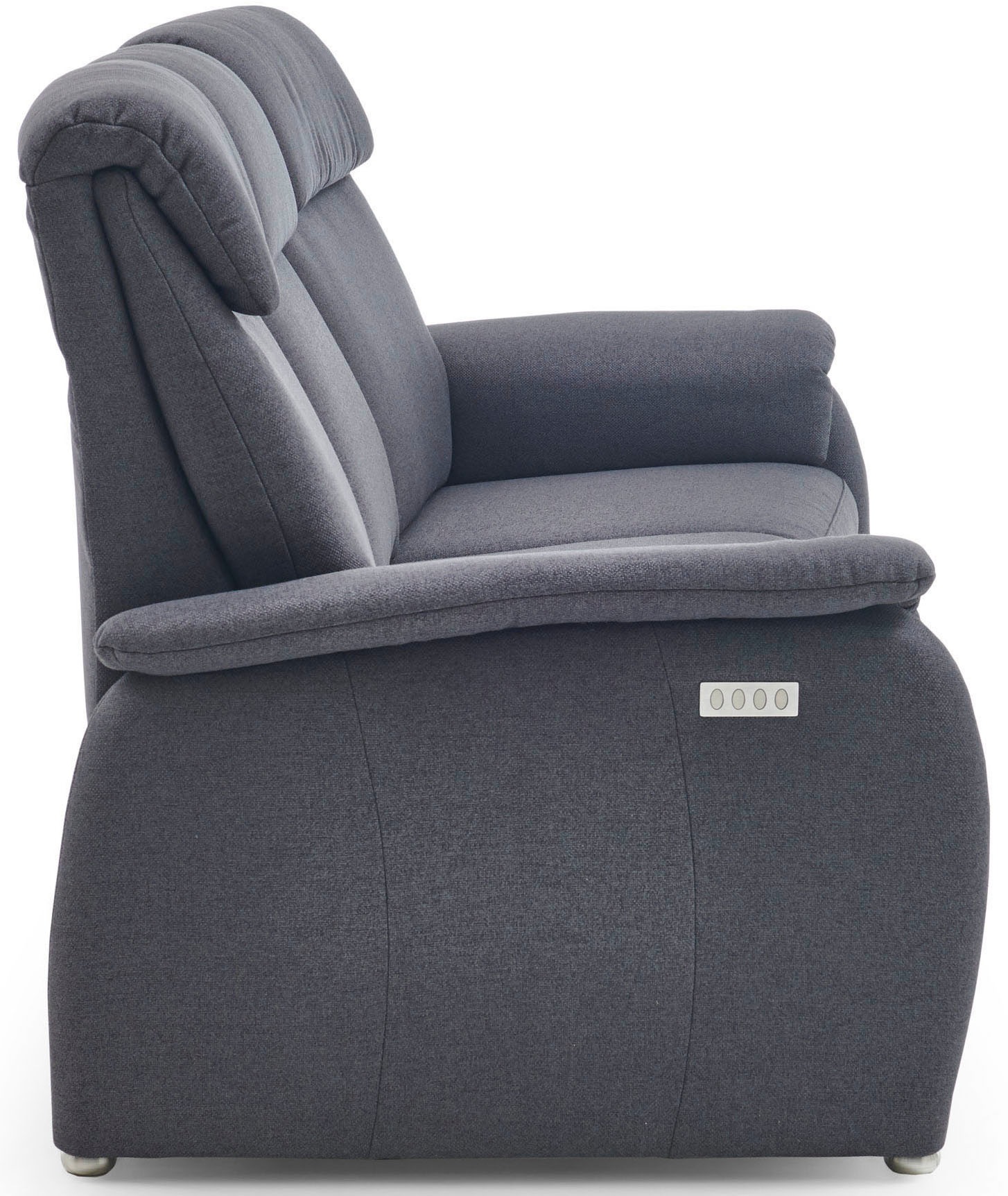 Home affaire 3-Sitzer »Turin mit Steckdose und USB-Port auch in Easy care-Bezug«, 2 x vollmotorische Relaxfunktion, herunterklappbarer Tisch