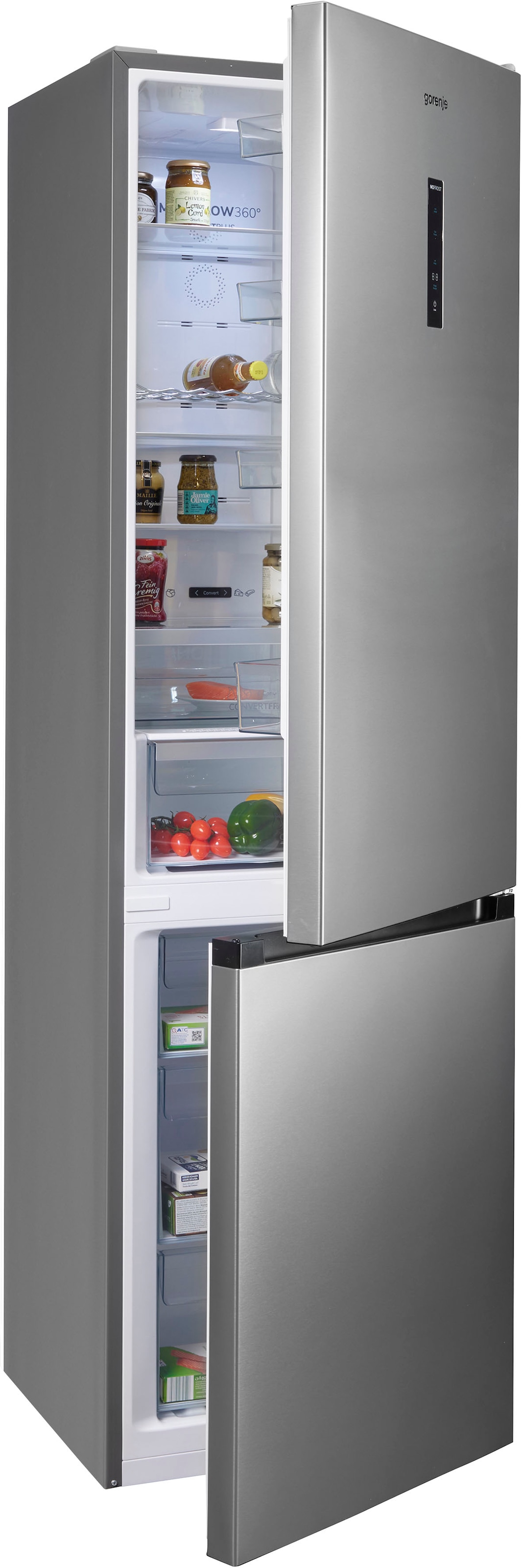GORENJE Kühl-/Gefrierkombination "NRK620B61X4OT" 200 cm hoch 60 cm breit ke günstig online kaufen