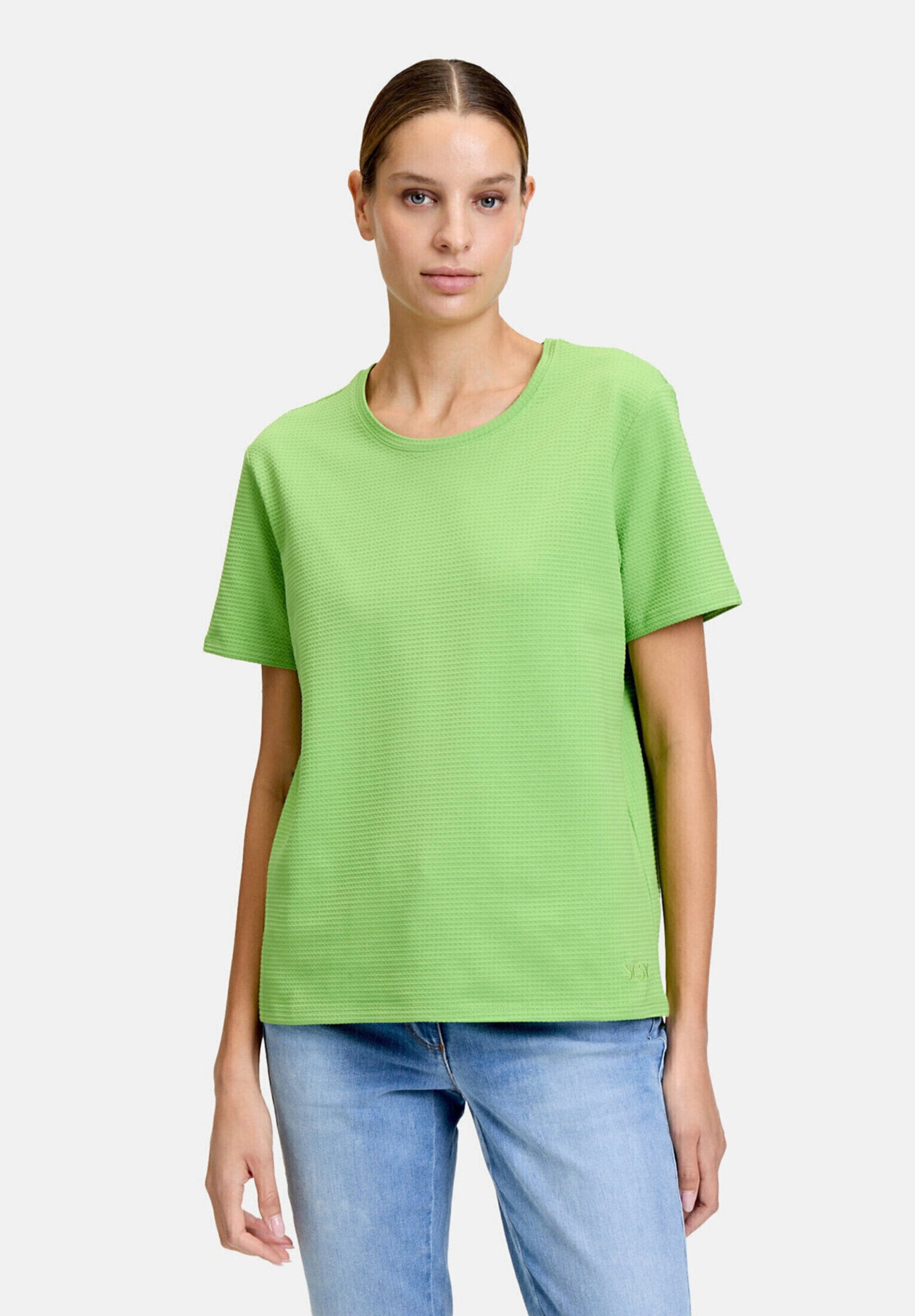 Betty Barclay Kurzarmshirt »Damen mit Struktur« 1 Stk. Material