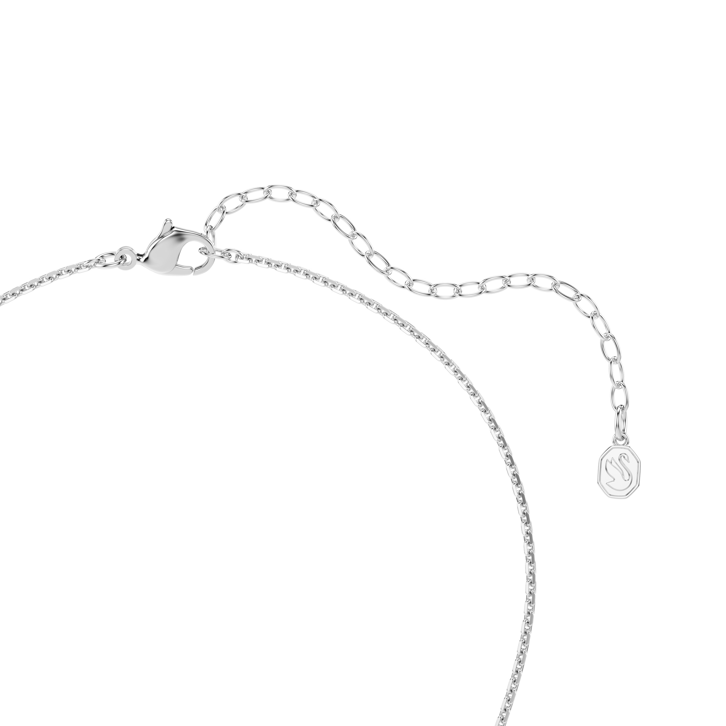 Kette mit Anhänger SWAROVSKI "Schmuck Geschenk 2026 CAPSULE Halskette", metallfarben, kristallweiß, weiß, Halsketten, Damen, Metall Perlen, Metall, Perlen, mit Swarovski Kristall - mit Swarovski Perle 4