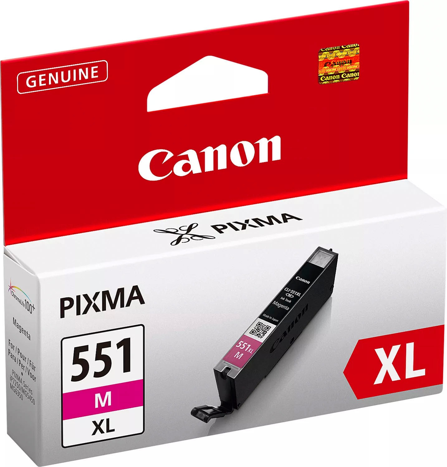 Canon Tintenpatrone »CLI 551 XL«, original Druckerpatrone 551 magenta XL