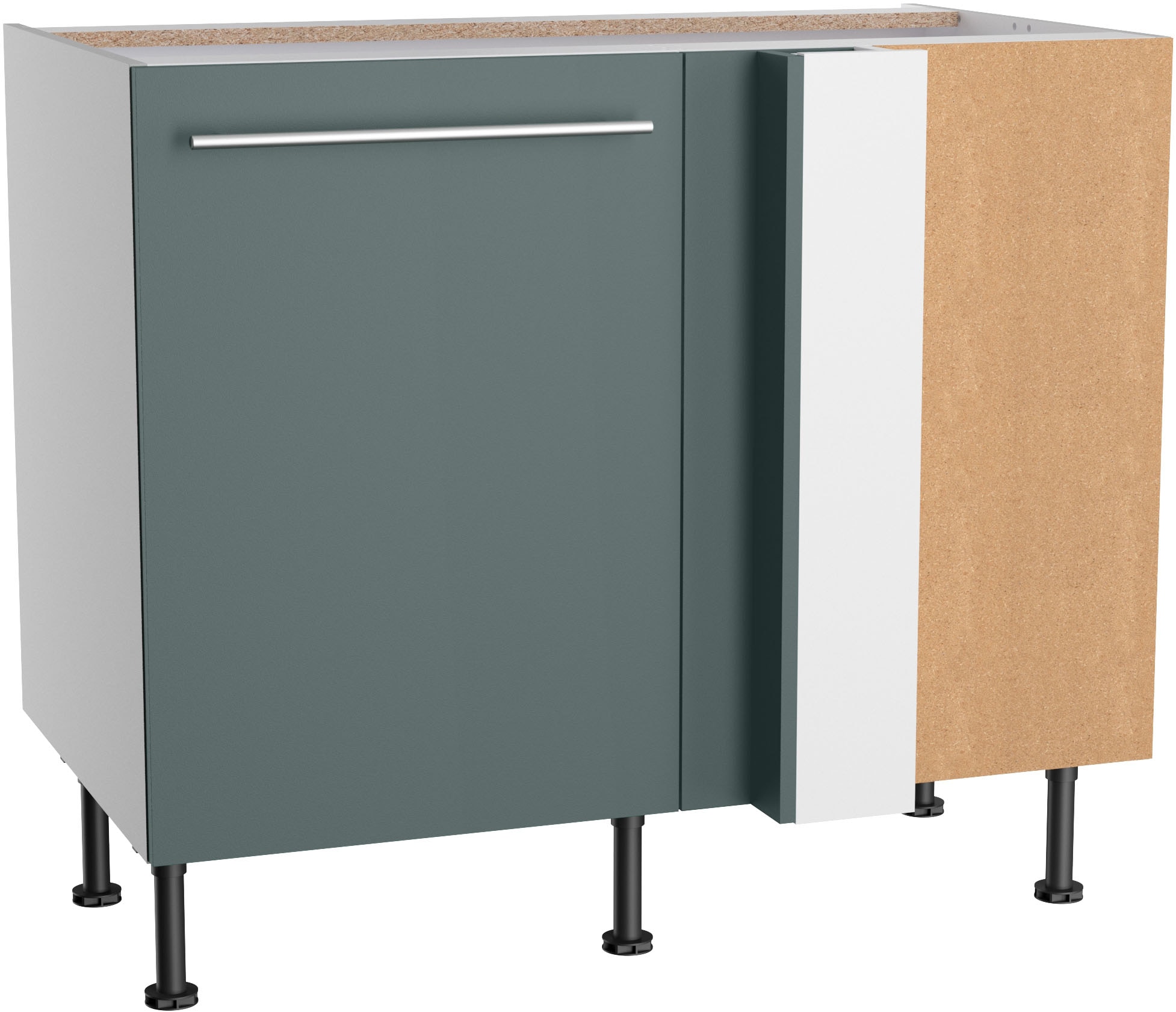 KOCHSTATION Eckunterschrank "KS-Bern2", Breite 100 x 65 cm, Lösung für Gesc günstig online kaufen