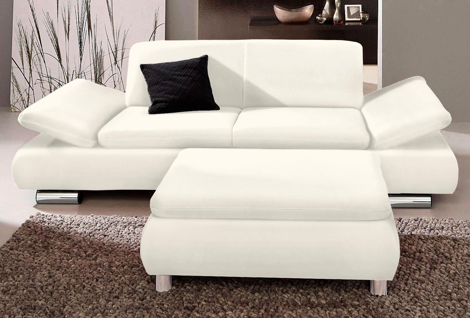Max Winzer® 2,5-Sitzer »Toulouse modern und bequem, aktuelles Design, hoher Sitzkomfort«, mit klappbaren Armlehnen, Breite 224 cm
