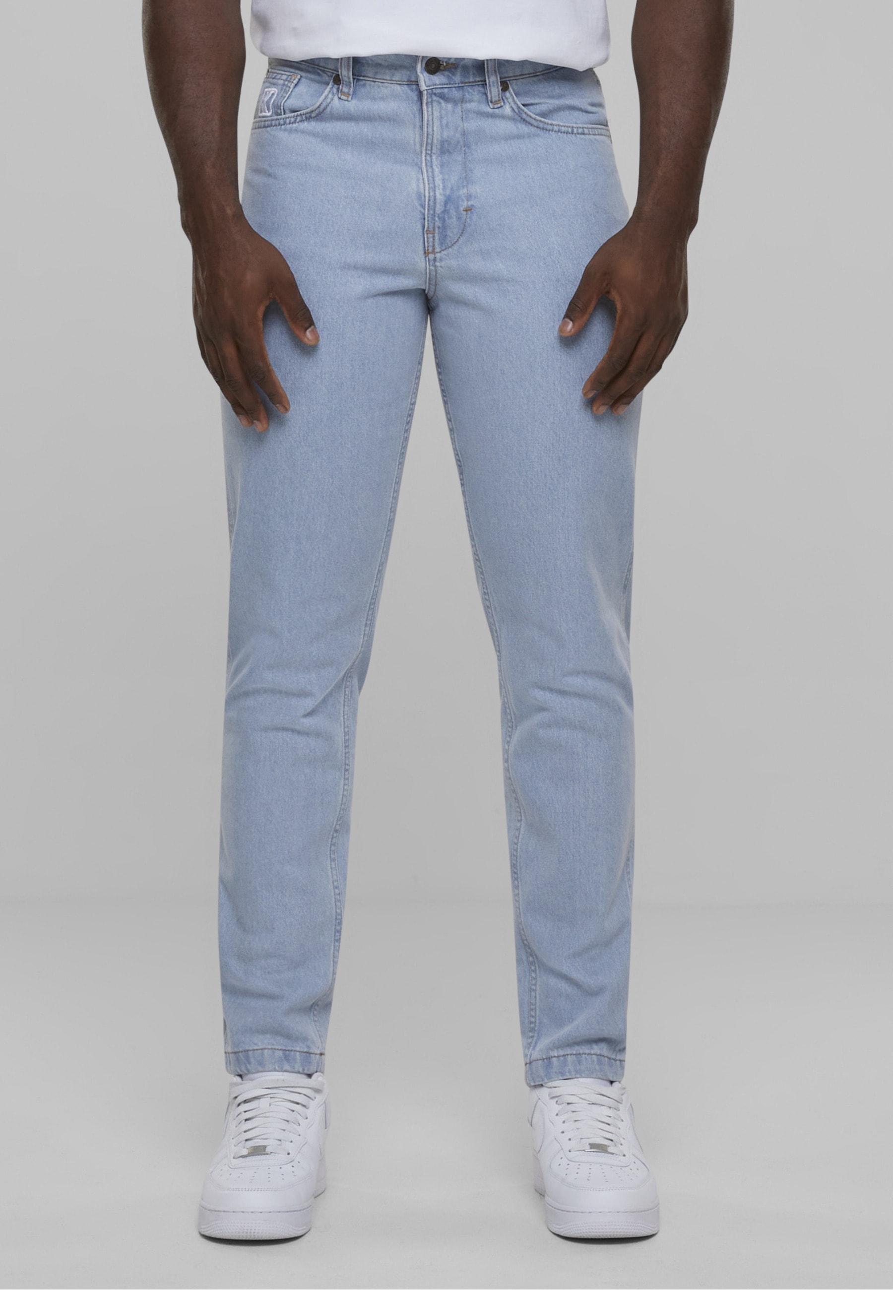 Karl Kani Bequeme Jeans »Karl Kani Herren KK Small Signature Tapered Five Pocket Denim«