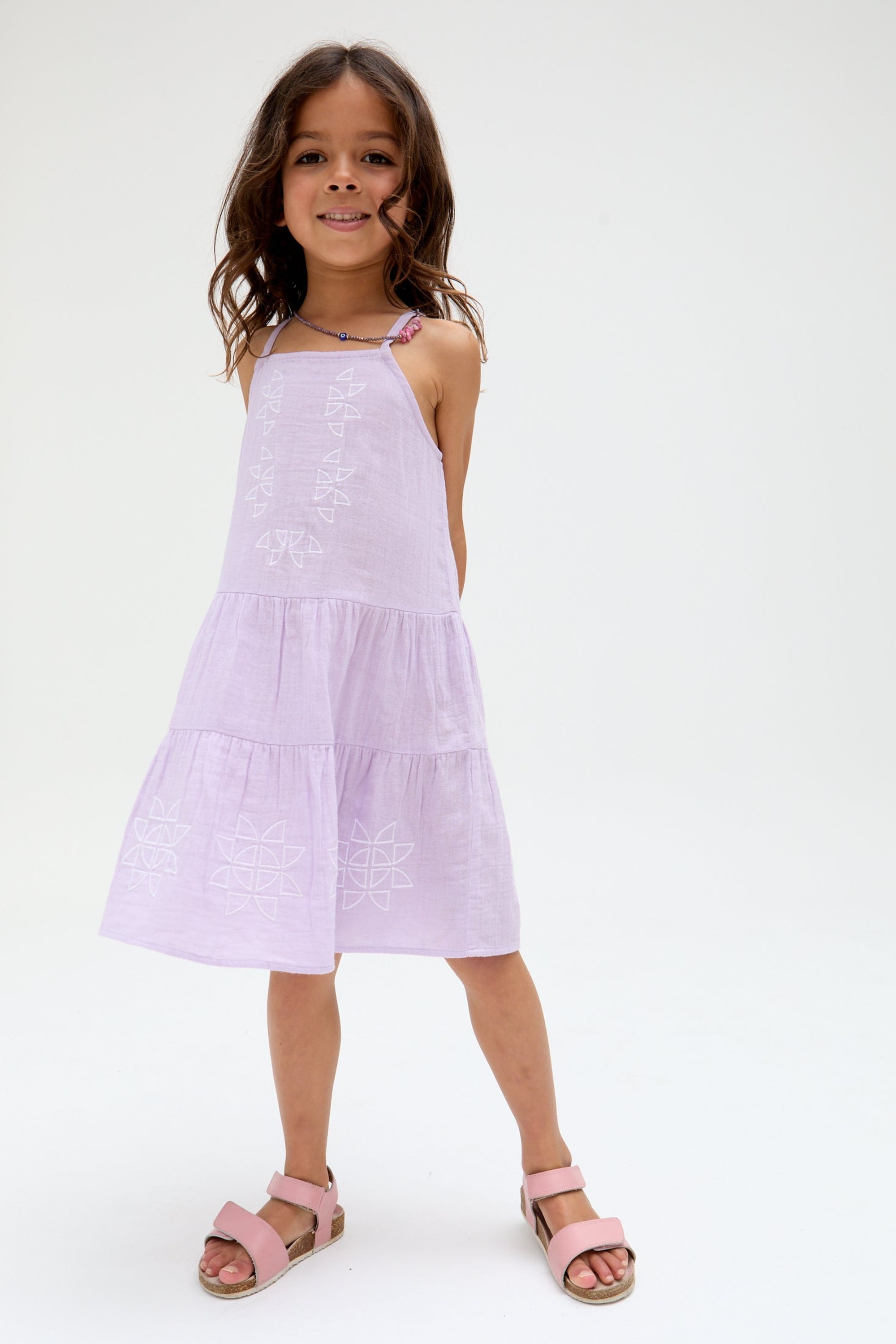 RAFFYA Minikleid »Camilla Tiered Lace Insert Dress Mädchen«