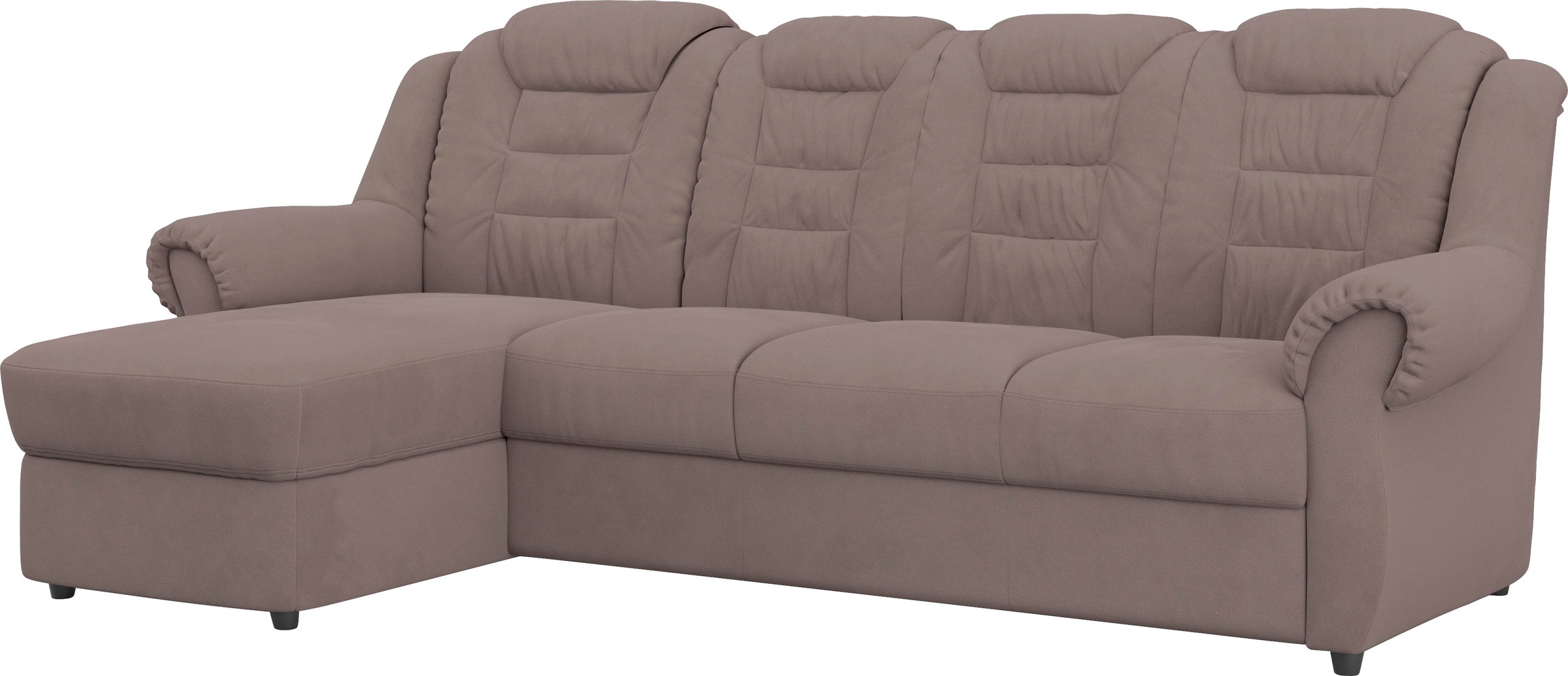 Home affaire Ecksofa »Boston L-Form«, Gemütliches Ecksofa mit hoher Rückenlehne in klassischem Design