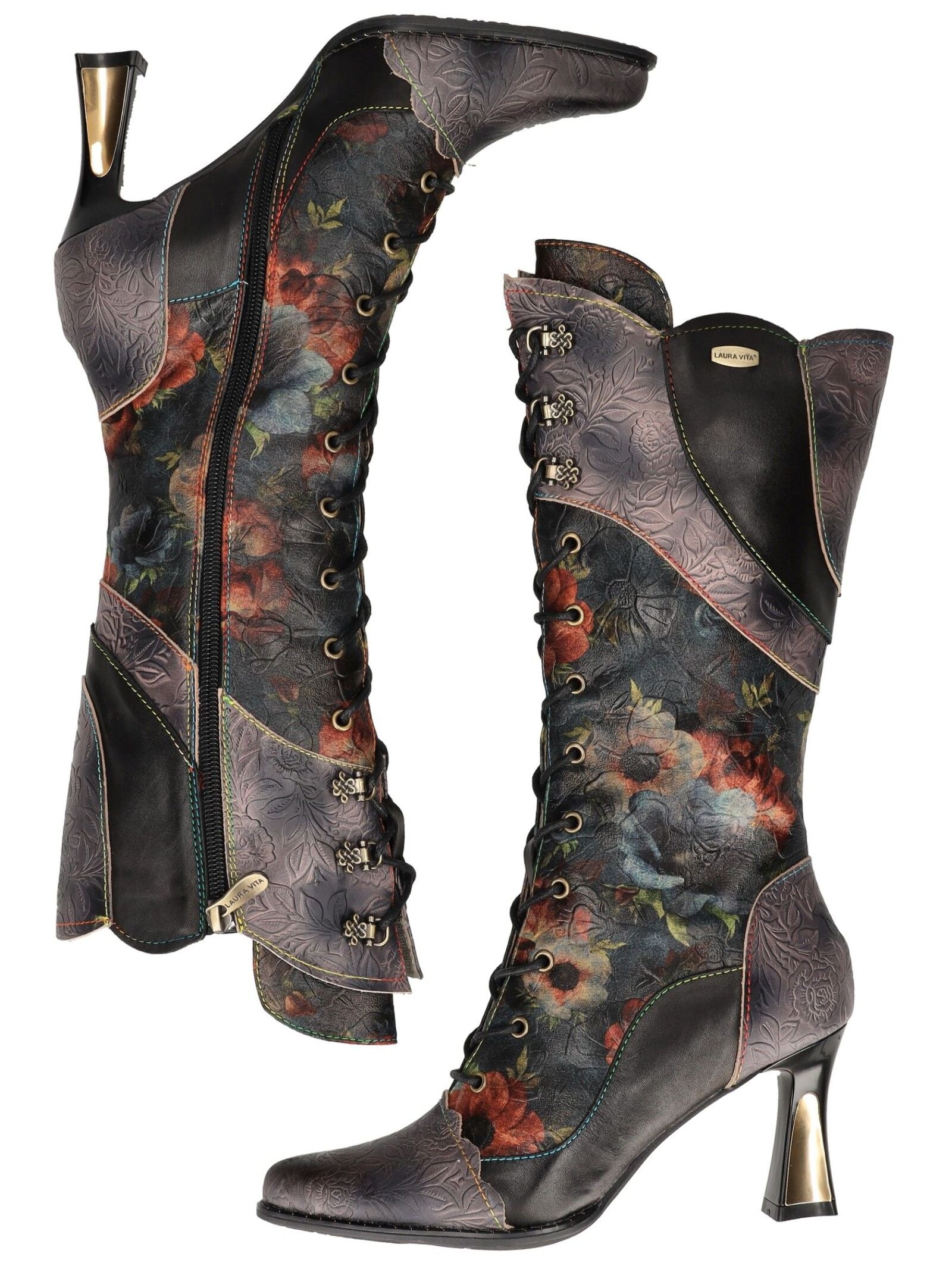 LAURA VITA Schnürstiefel »LAURA VITA Stiefel Leder/Textil«