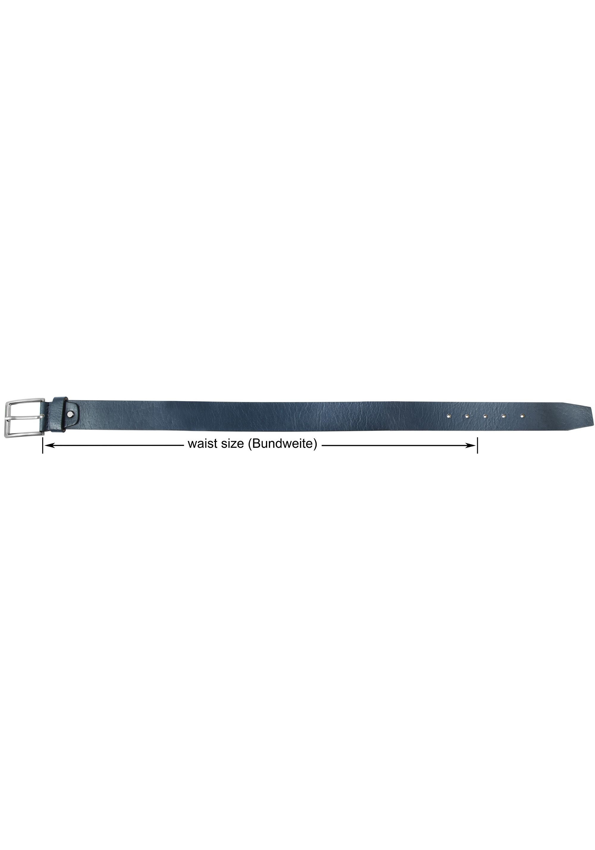 Leonardo Verrelli Ledergürtel »90 cm - 140 cm (Bundweite) in Blau aus 100% Echtleder, kürzbar«