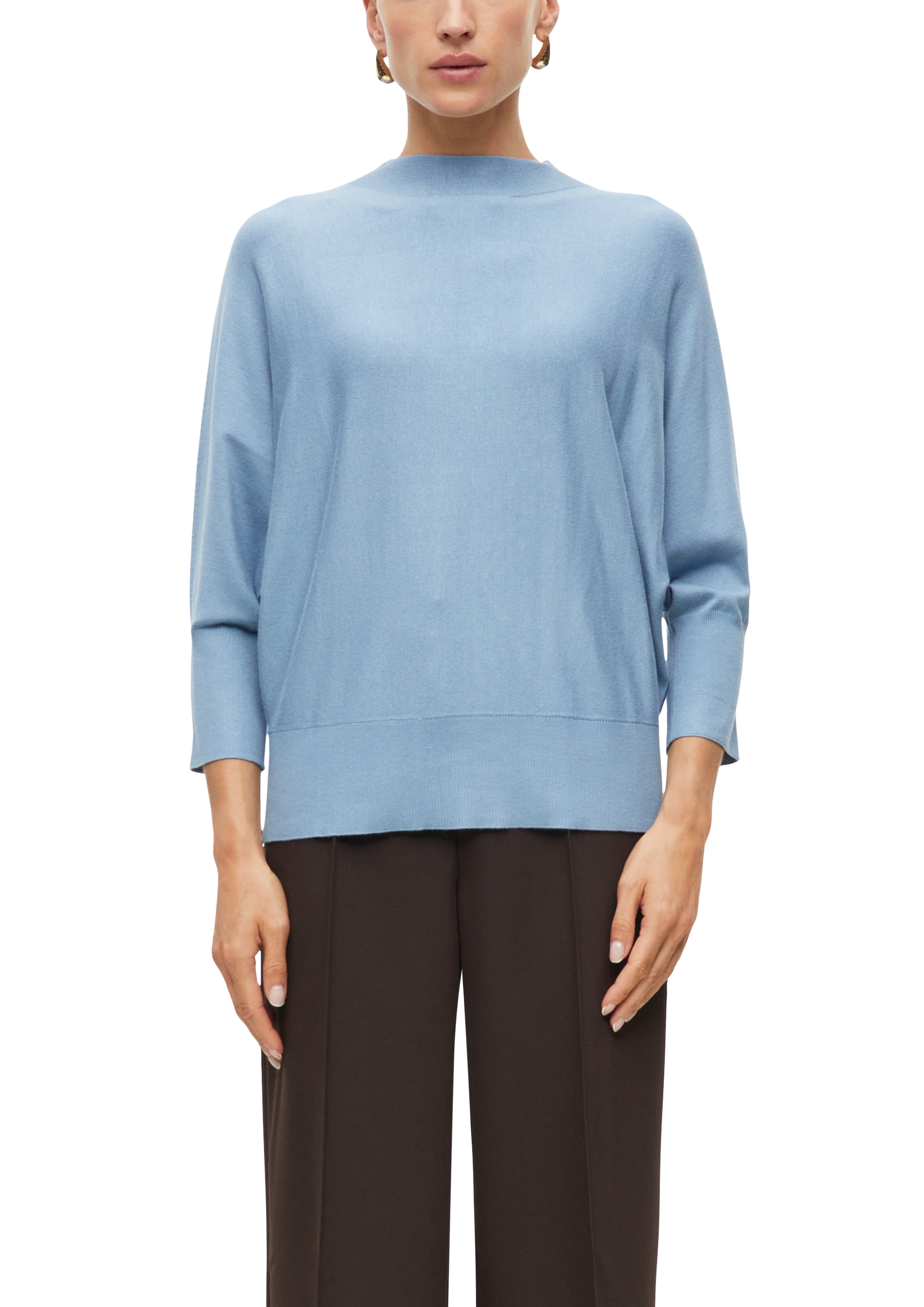 s.Oliver BLACK LABEL Strickpullover Rundhals / Viskose