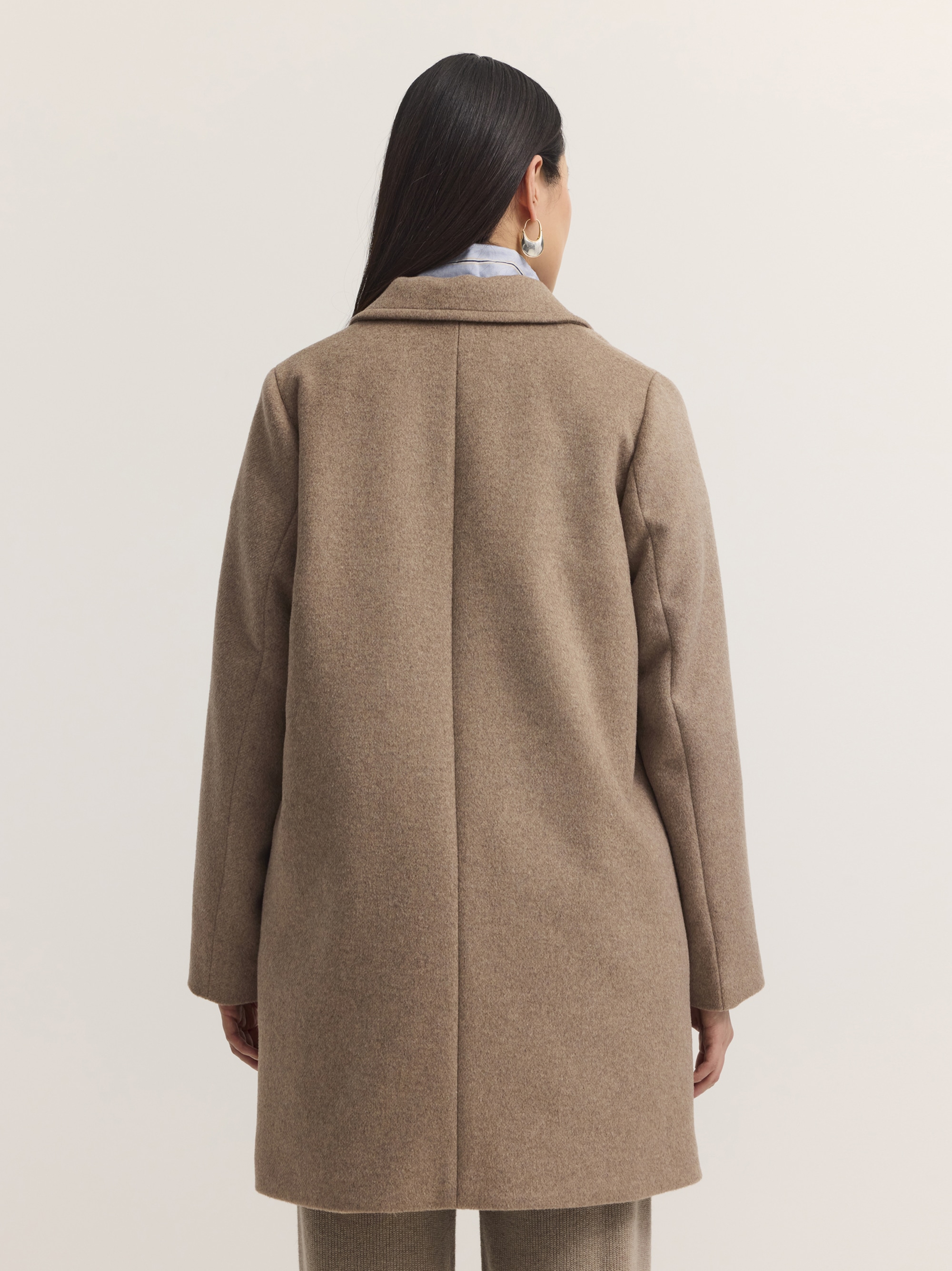 bugatti Kurzmantel »Regular Fit« Regular Fit Wollmix Umlegekragen