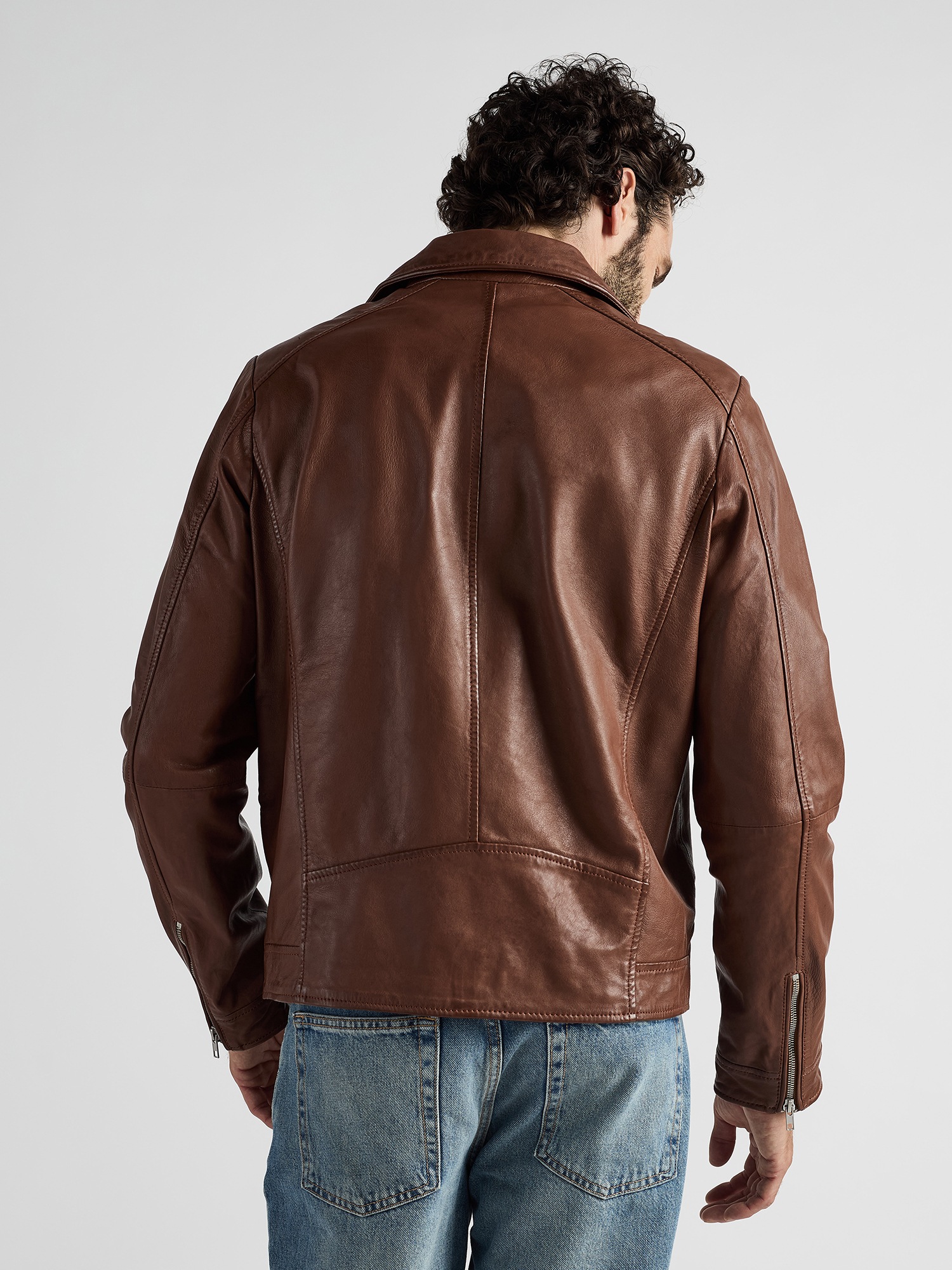 JCC 8208 Biker Jacket Cognac XL 3