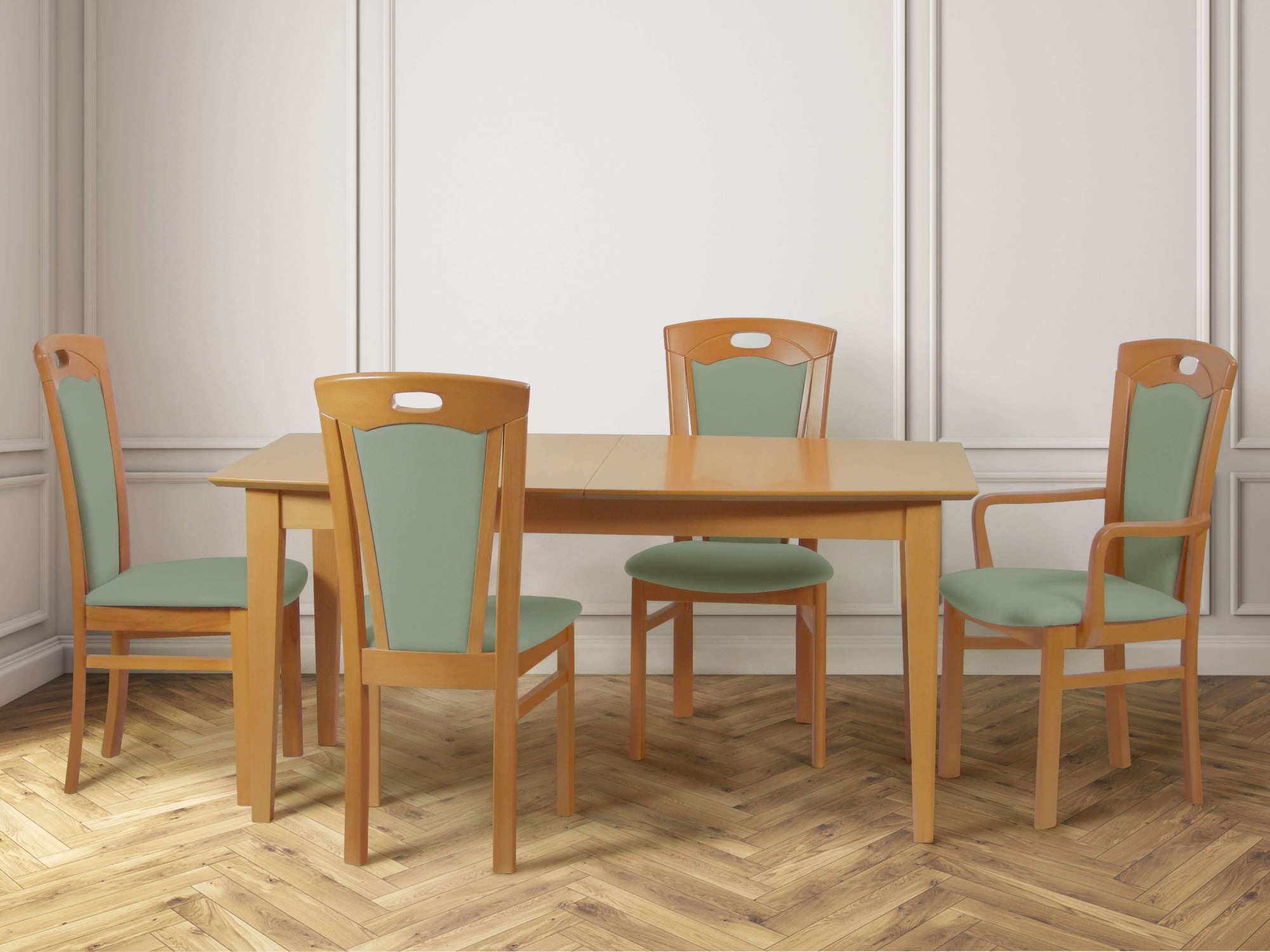 Home affaire Esszimmerstuhl "FERDI Made in Italy, Massivholz" (Set) 2 Stk. günstig online kaufen