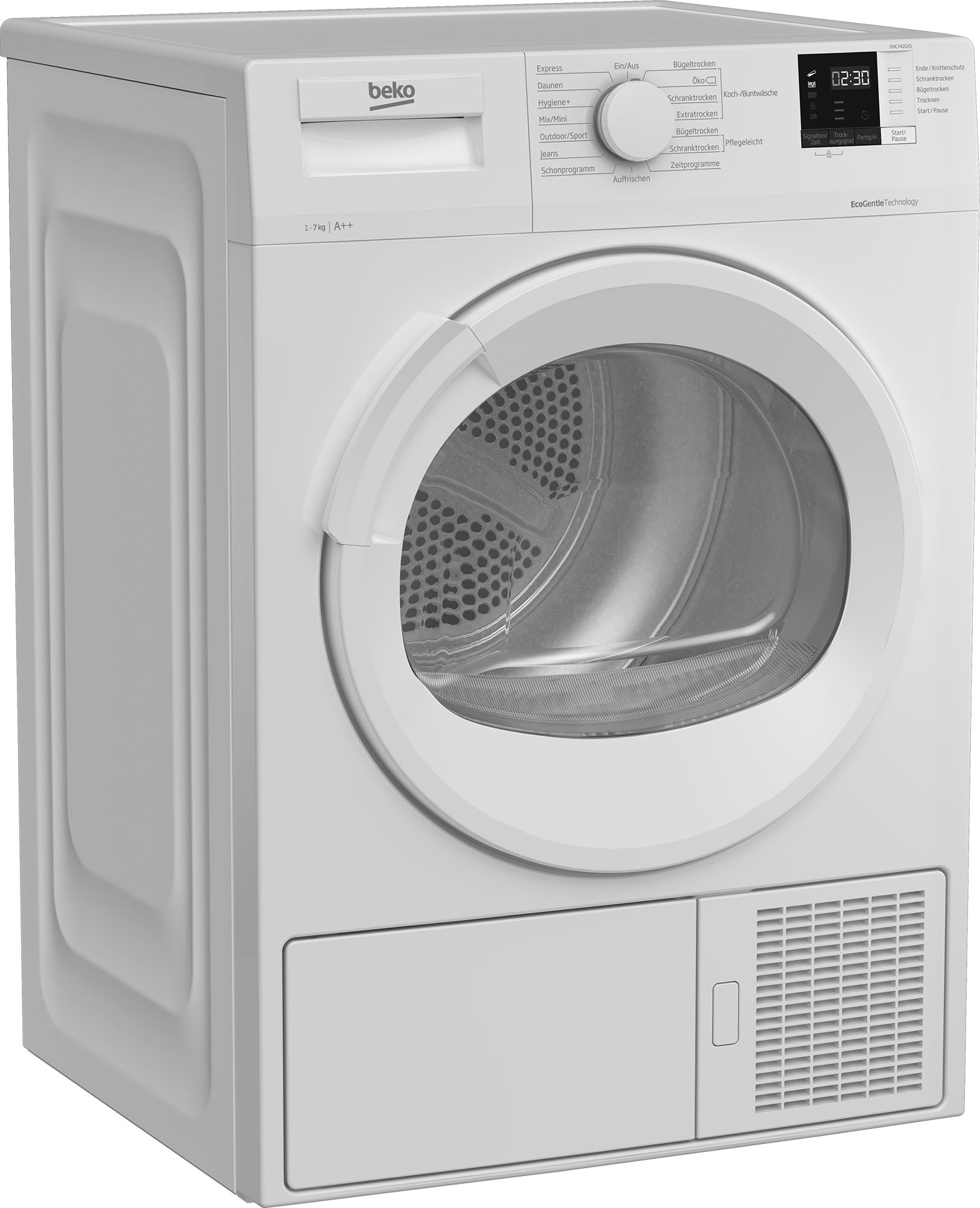 BEKO Wärmepumpentrockner "DHC742GXS", 7 kg