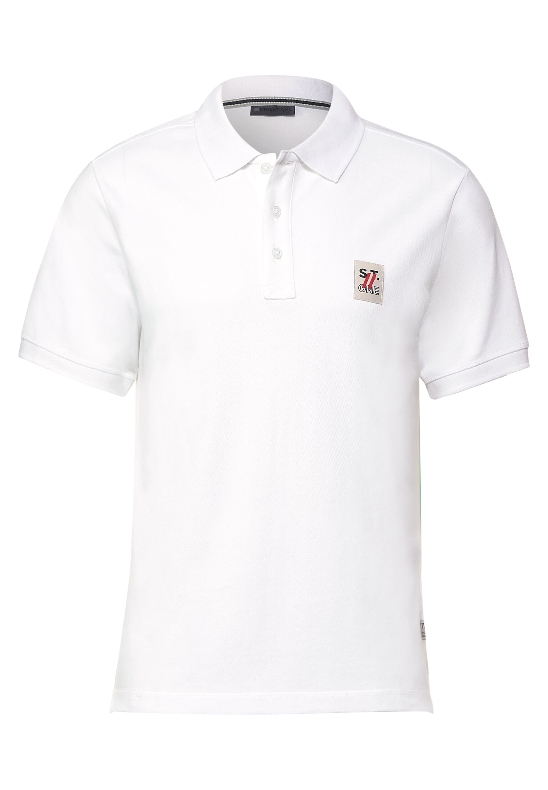 STREET ONE MEN Poloshirt, mit Piqué-Struktur