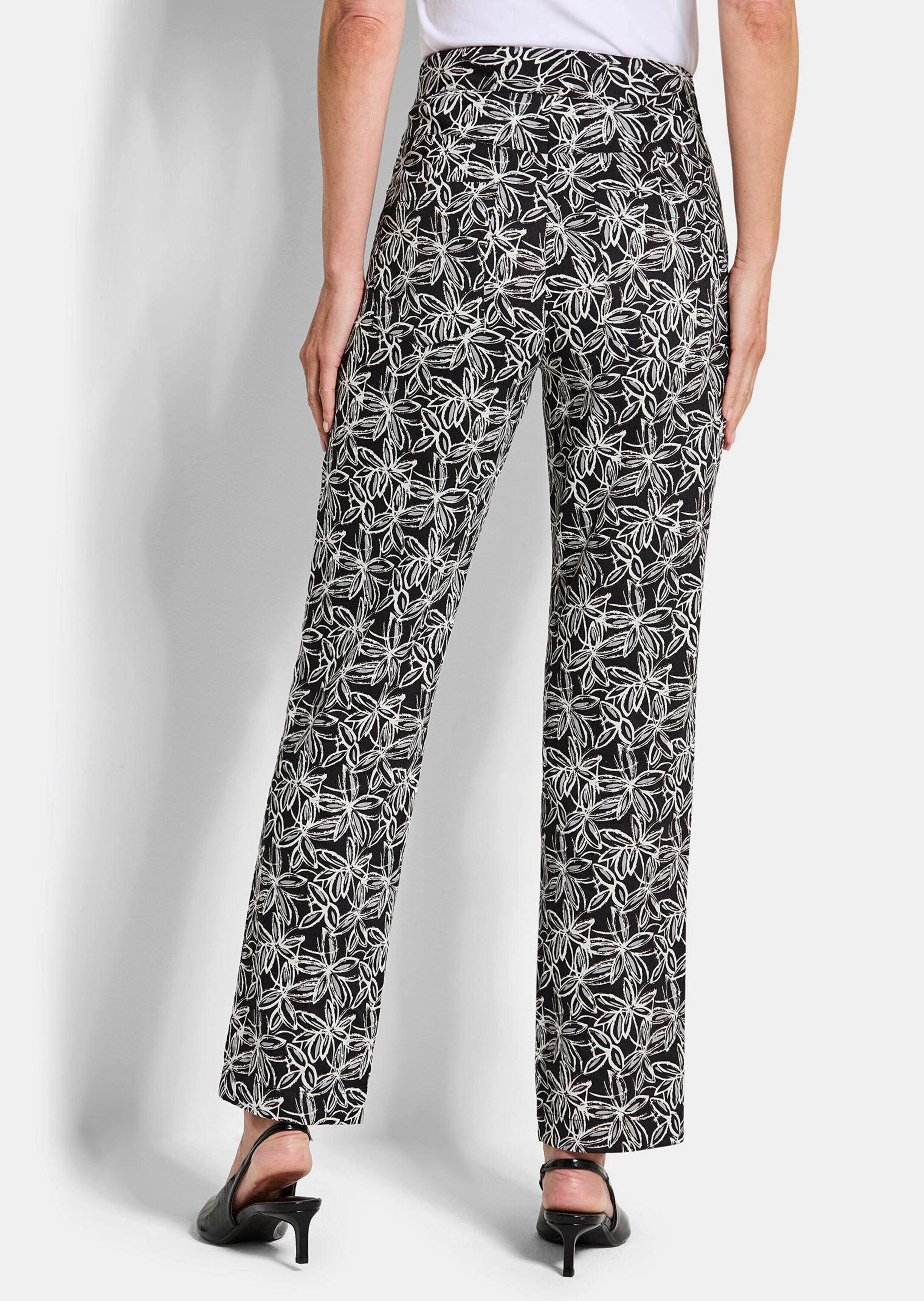 GOLDNER Stoffhose »Kurzgröße Hose SARA aus reiner Viskose«