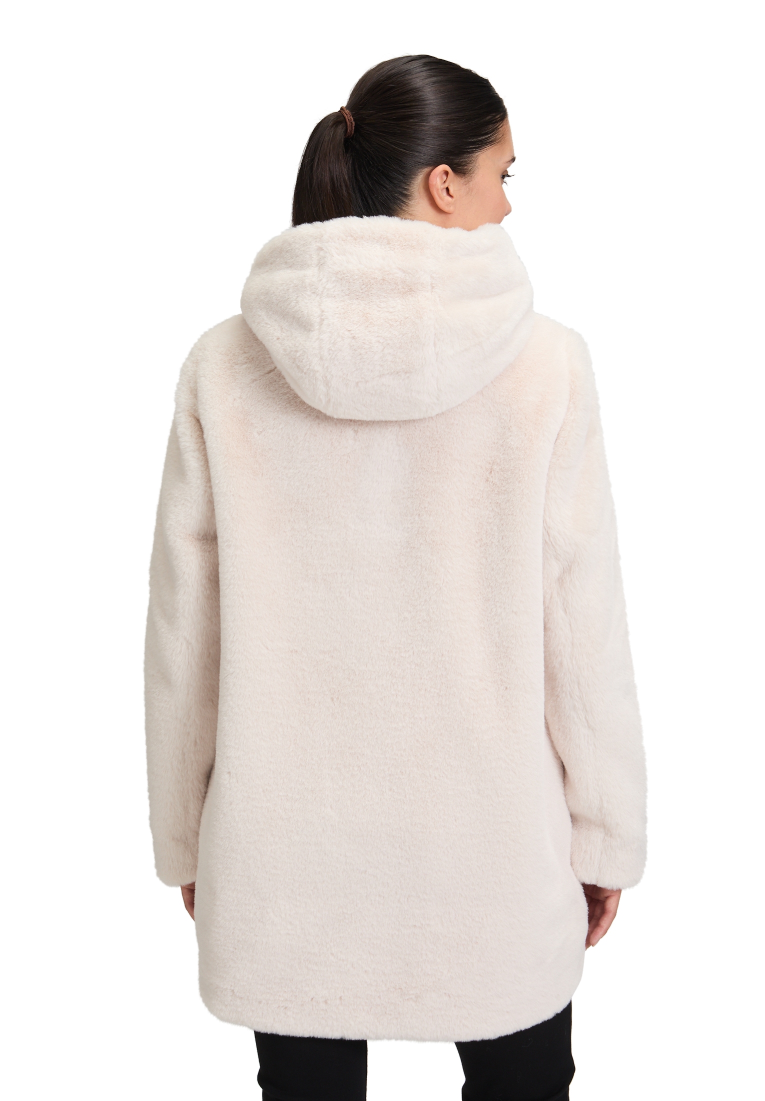 Betty Barclay Plüschjacke »Betty Barclay Damen Plüschjacke mit Kapuze«, mit Kapuze