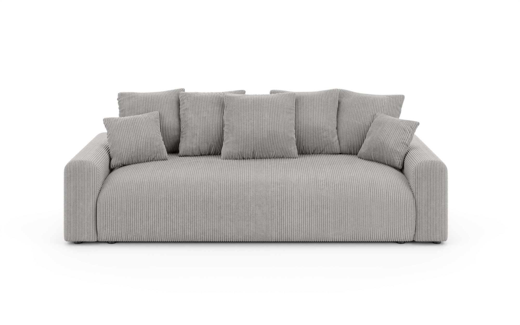 Home affaire Big-Sofa »LAKESIDE klein 3-Sitzer Schlafsofa mit Bettkasten, Breite 238 cm« Liegefläche 149x195 cm, hoher Sitzkomfort, Maße B/T/H: 238/98/85cm
