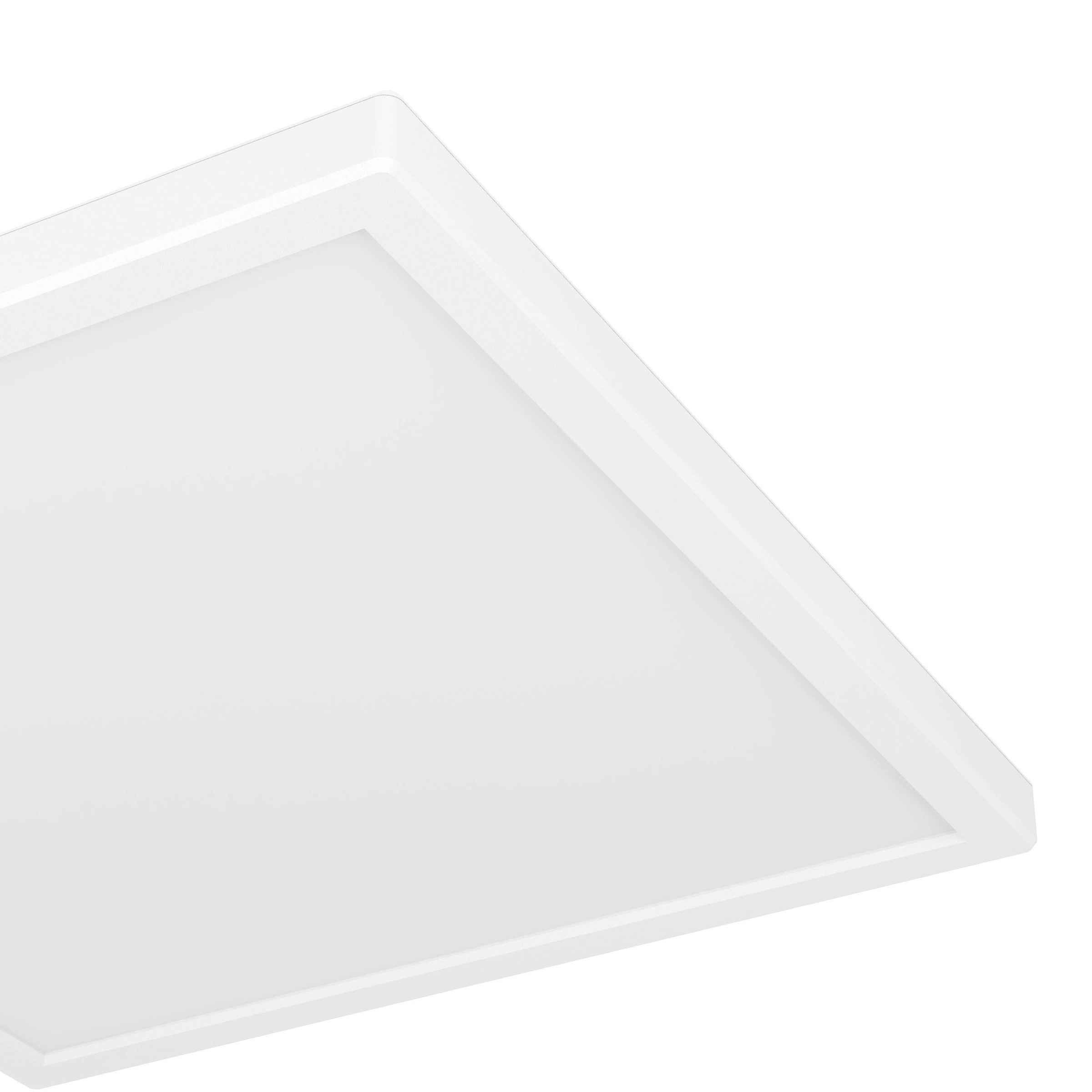 EGLO Deckenleuchte »Rovito-Z Deckenlampe, ZigBee 3.0, Kunststoff, Badezimmerlampe, IP44« LED-Modul 1 Stk. Kaltweiß | RGB Wand-/Deckenleuchte - L29 x B29 x H3 cm - weiß - 13,4W inkl.