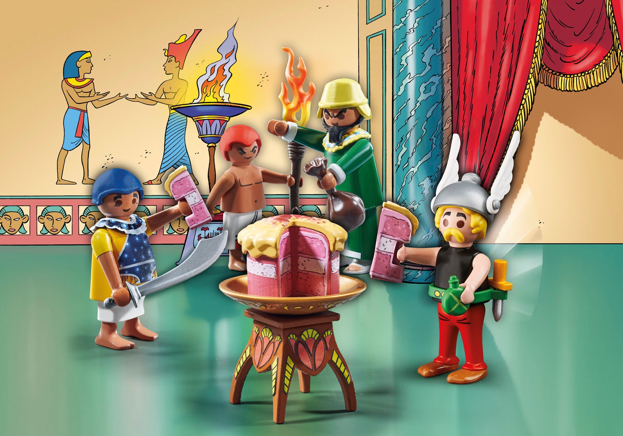 Playmobil® Konstruktions-Spielset »Pyradonis' vergiftete Torte (71269), Asterix«, (24 St.), Made in Europe