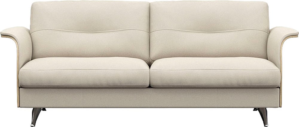 FLEXLUX "Glow Sofa, Couch," Premium-Sitz: Kaltschaum & Federkern, Arml. Wal günstig online kaufen