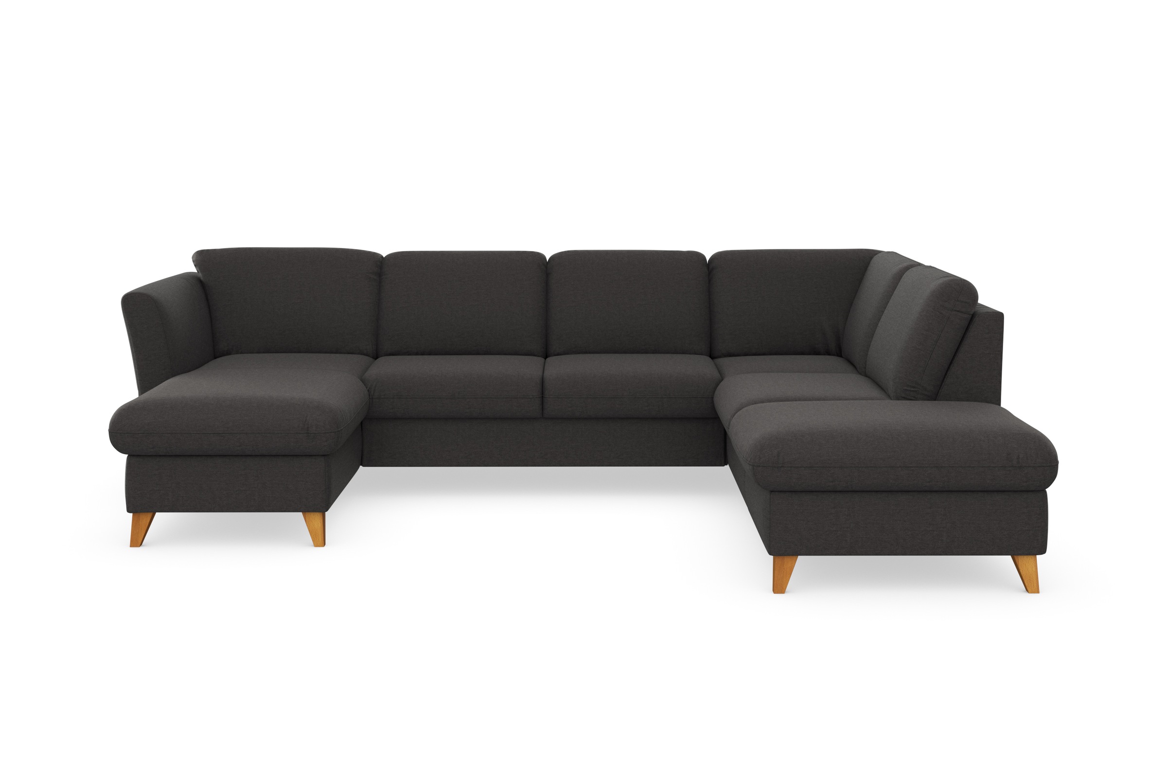 Home affaire Wohnlandschaft "Trelleborg U-Form" Federkern-Polsterung, wahlw günstig online kaufen