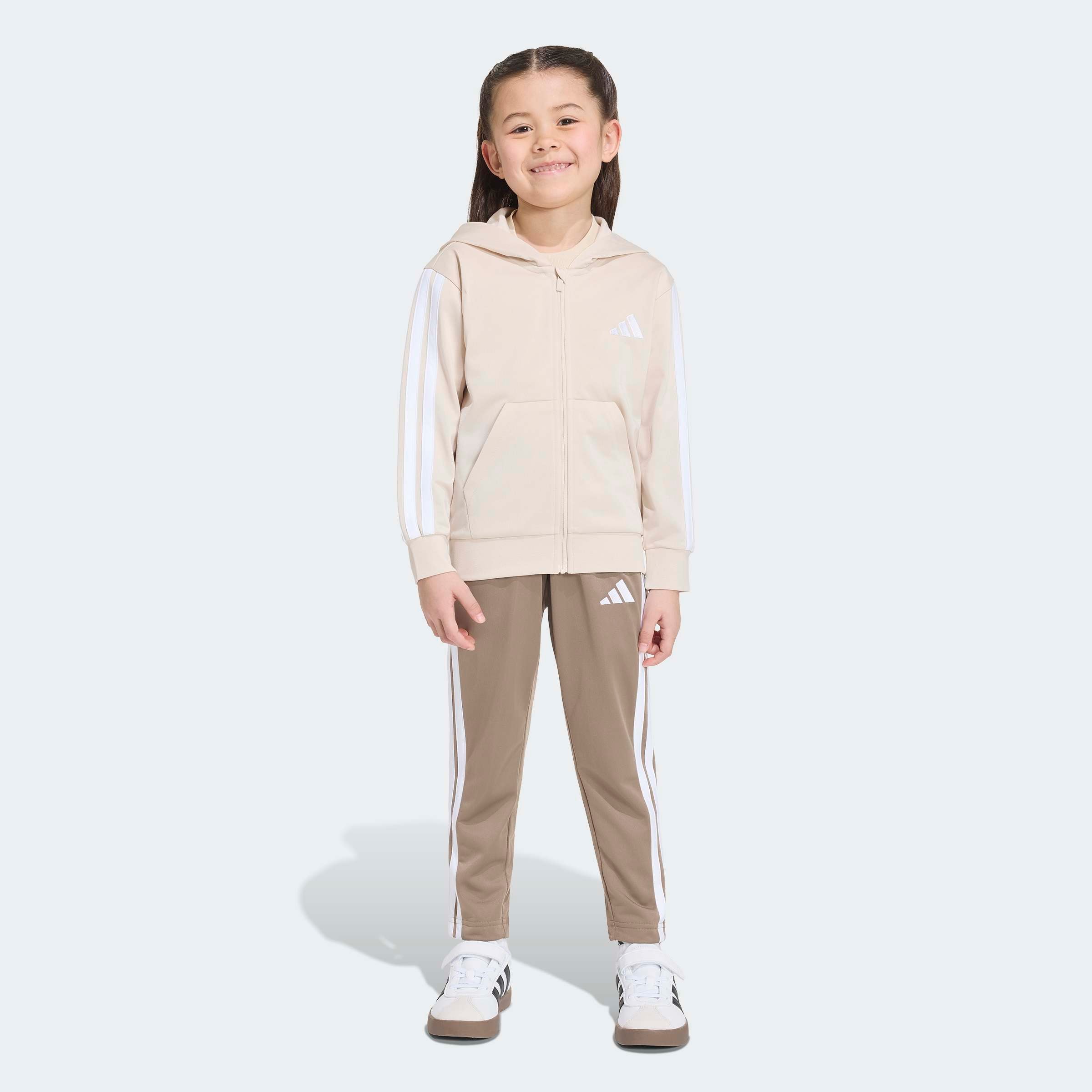 adidas Sportswear Trainingsanzug »ESSENTIALS KIDS« 2 mit 3-Streifen, aus weichem Trikotstoff, mit CLIMACOOL Technologie