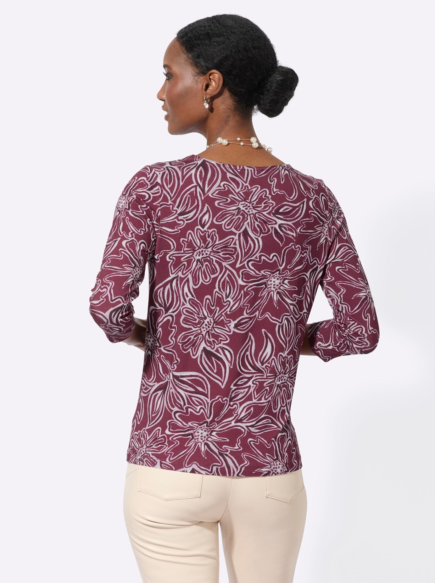 creation L Print-Shirt "Druck-Shirt", (1 tlg.) günstig online kaufen