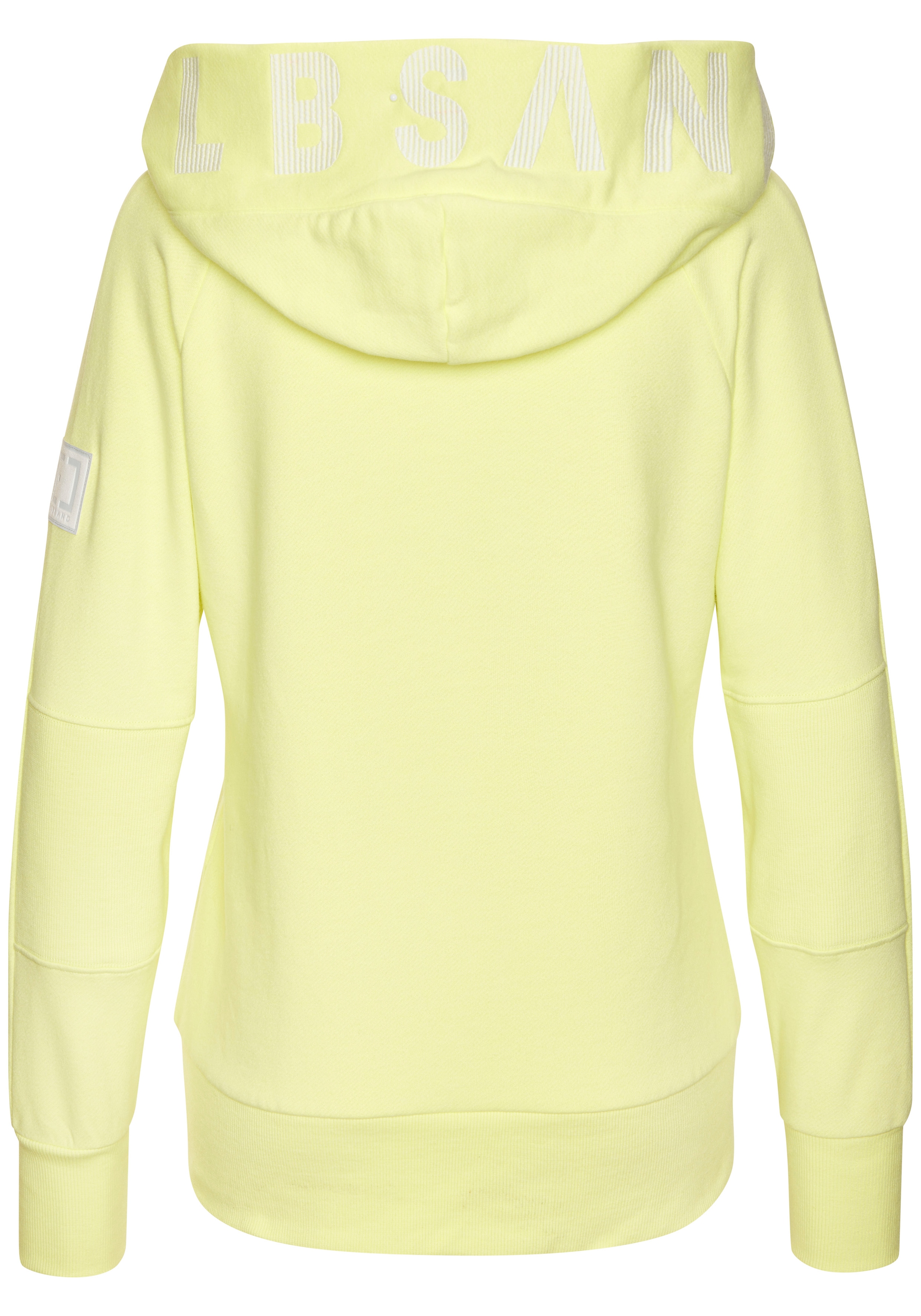 Elbsand Kapuzensweatjacke »Kelina« mit Logostickerei auf der Kapuze, bequeme Freizeitjacke mit Taschen