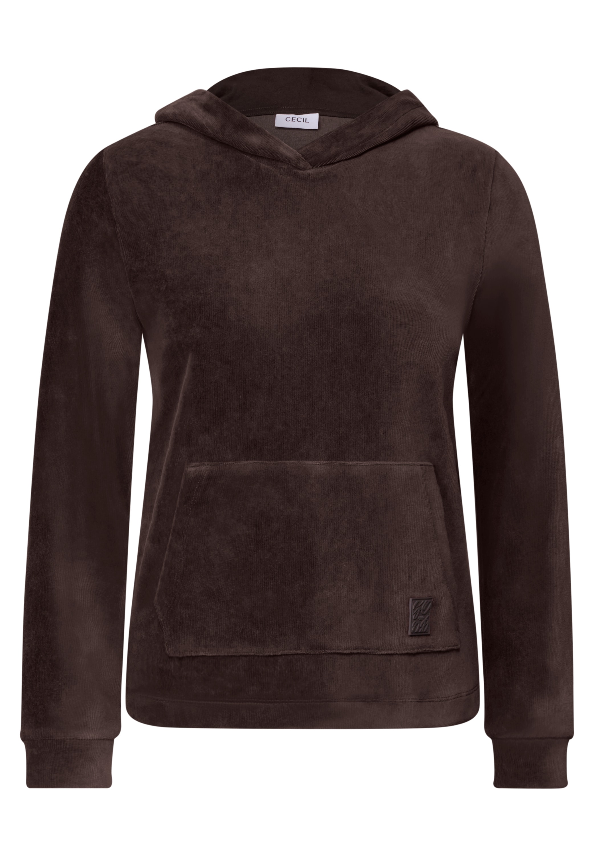 Cecil Kapuzenshirt in Unifarbe