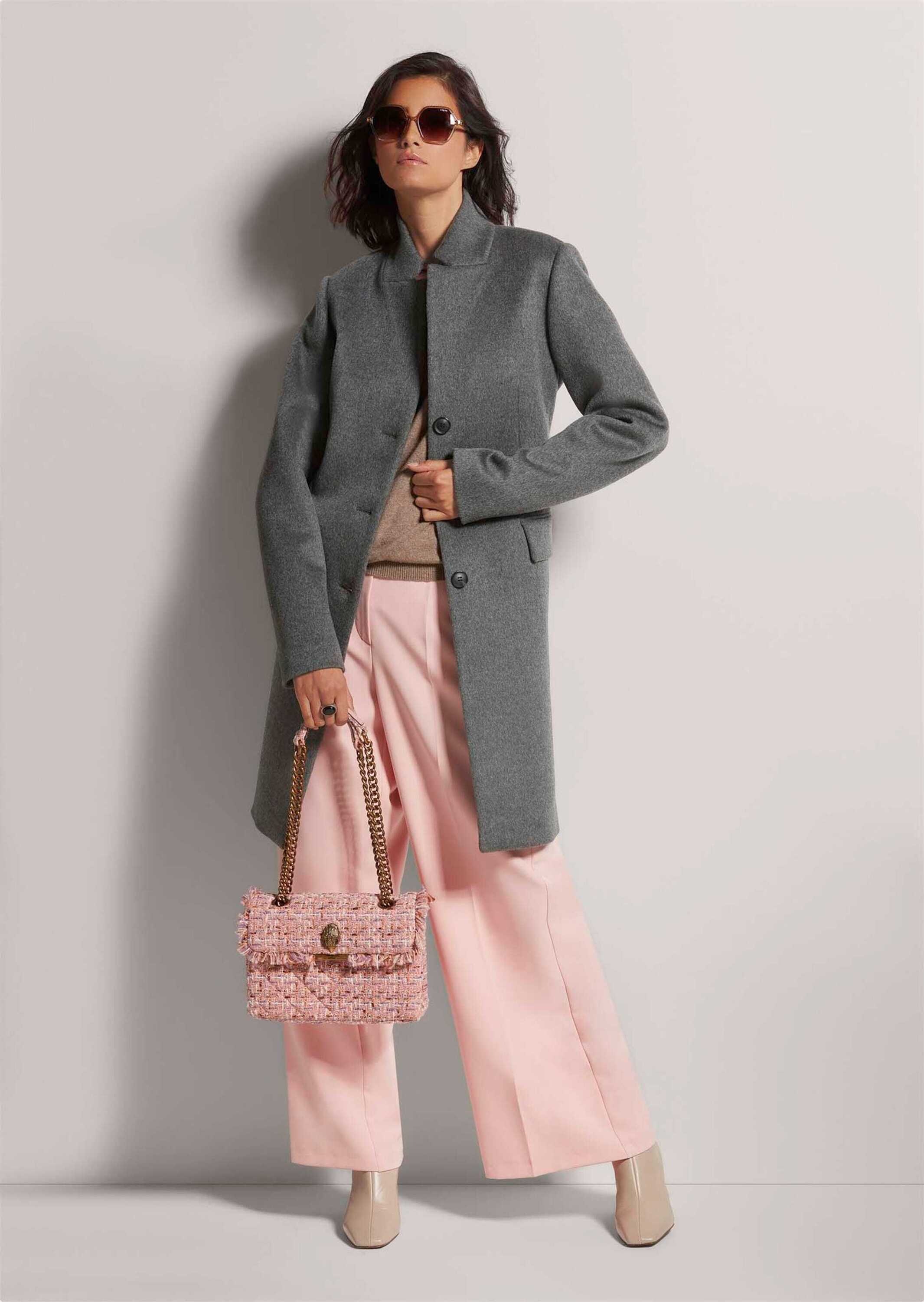 MADELEINE Langmantel »Mantel Kurzmantel mit Stehkragen«