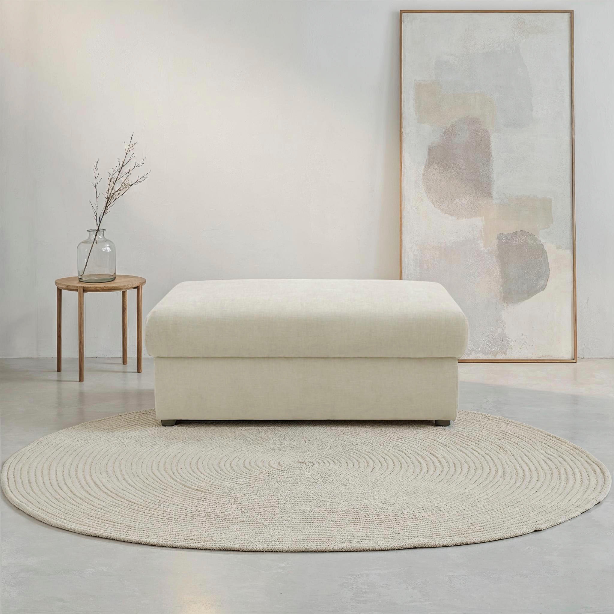 DOMO collection Hocker "Dundee, passende Ergänzung zum Mega-Sofa" pflegelei günstig online kaufen