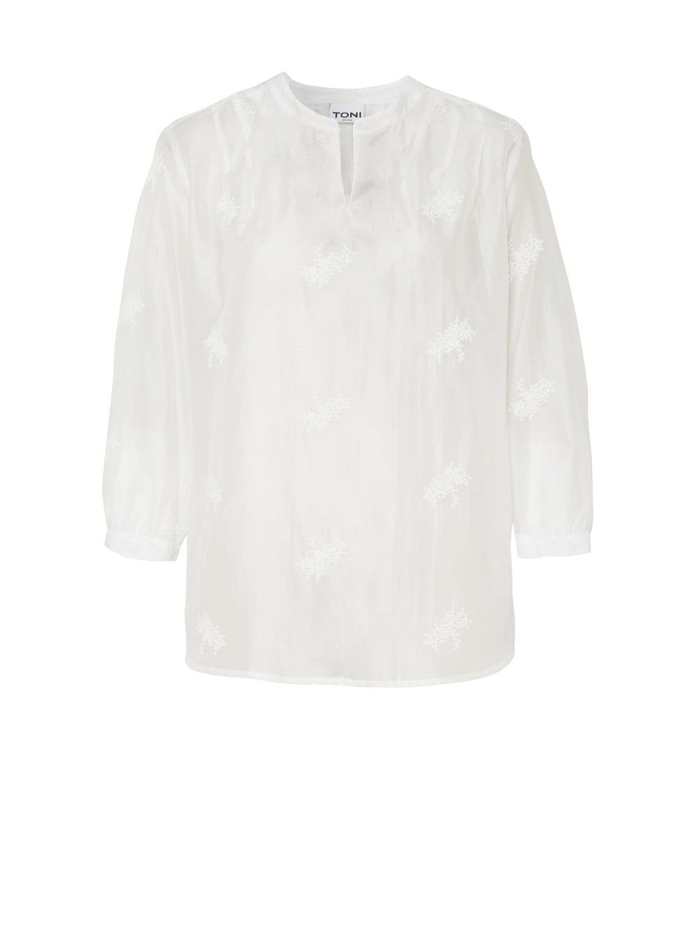 TONI Klassische Bluse »Bella« mit Blütenstickerei