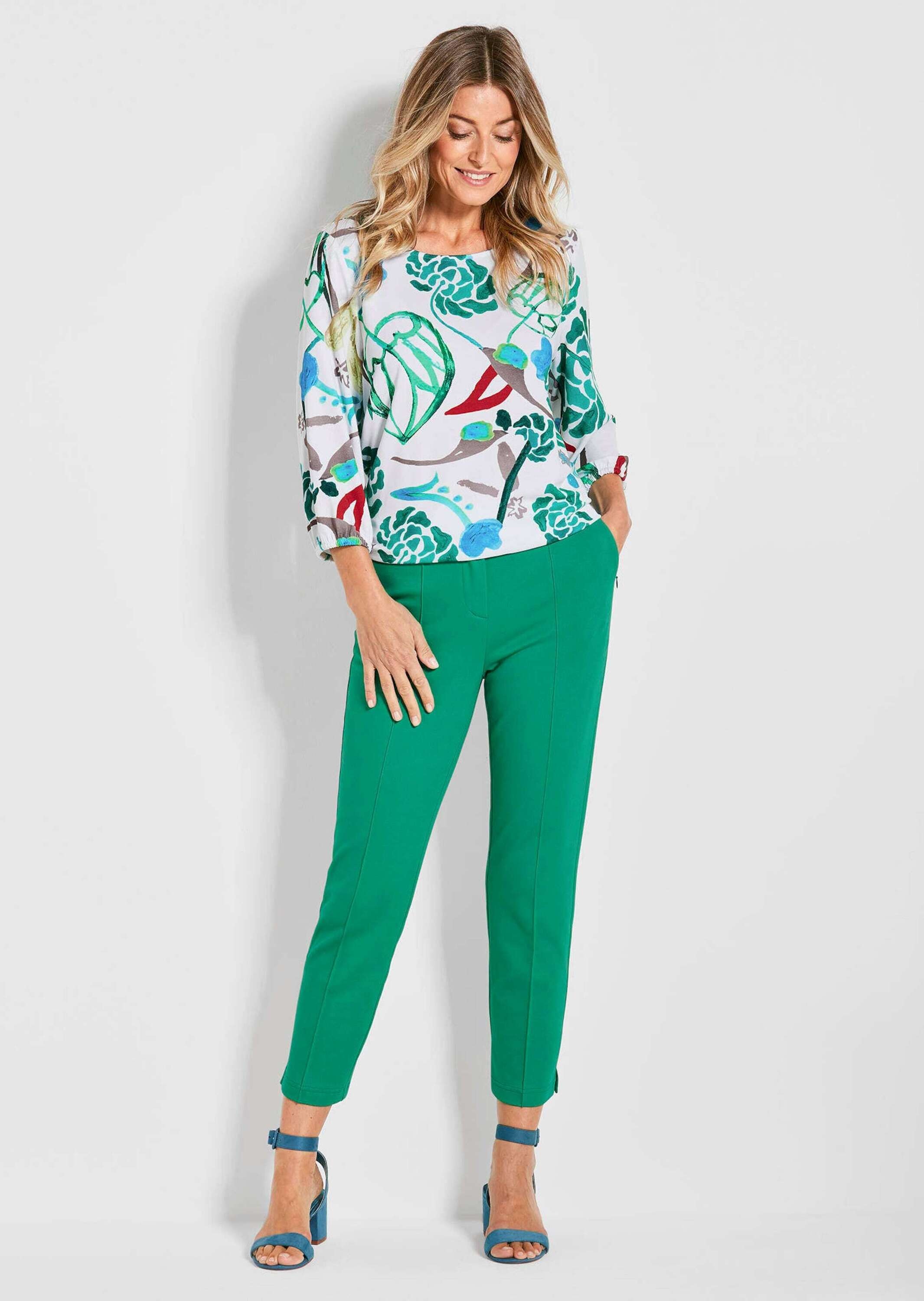 GOLDNER Chinohose "Kurzgröße Elegante, schmale Hose LOUISA" günstig online kaufen