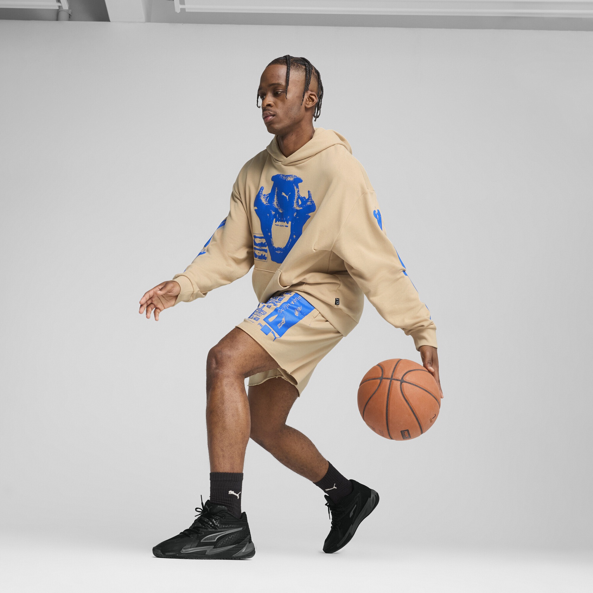PUMA Shorts »Ancient Roars Terry Basketballshorts Erwachsene«