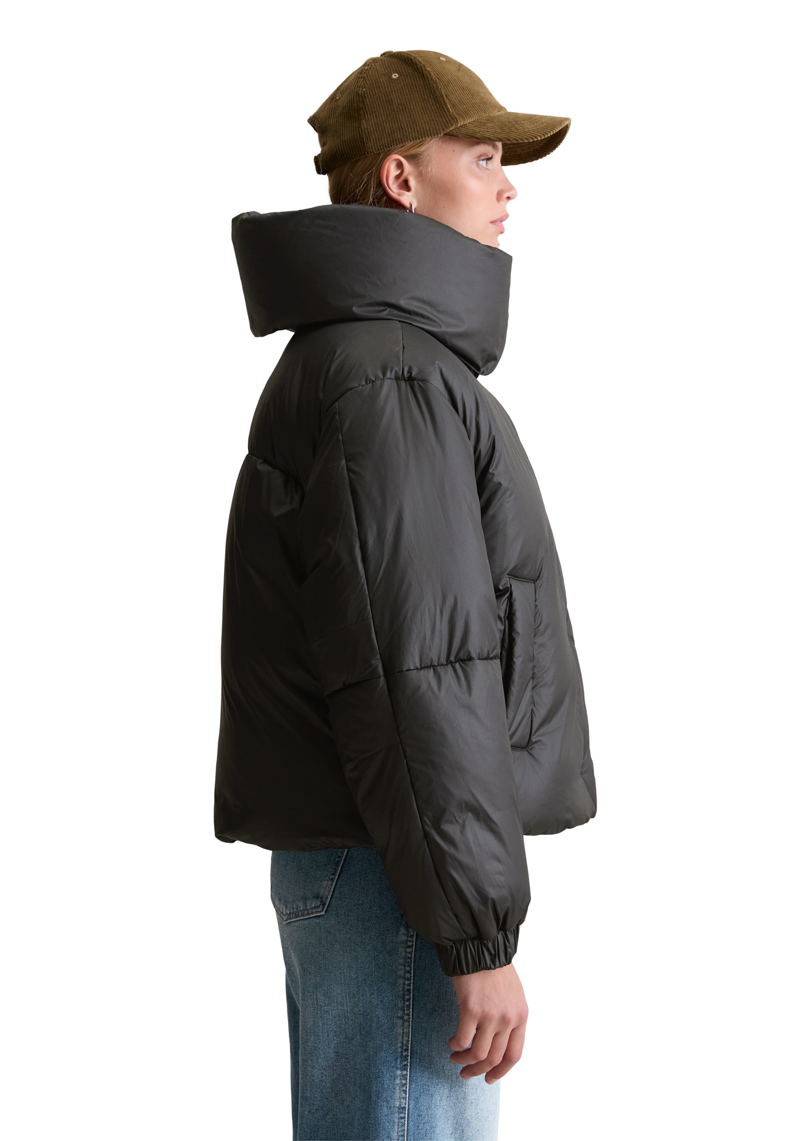 Marc O'Polo DENIM Outdoorjacke »aus recyceltem Polyester-Ripstop«, ohne Kapuze