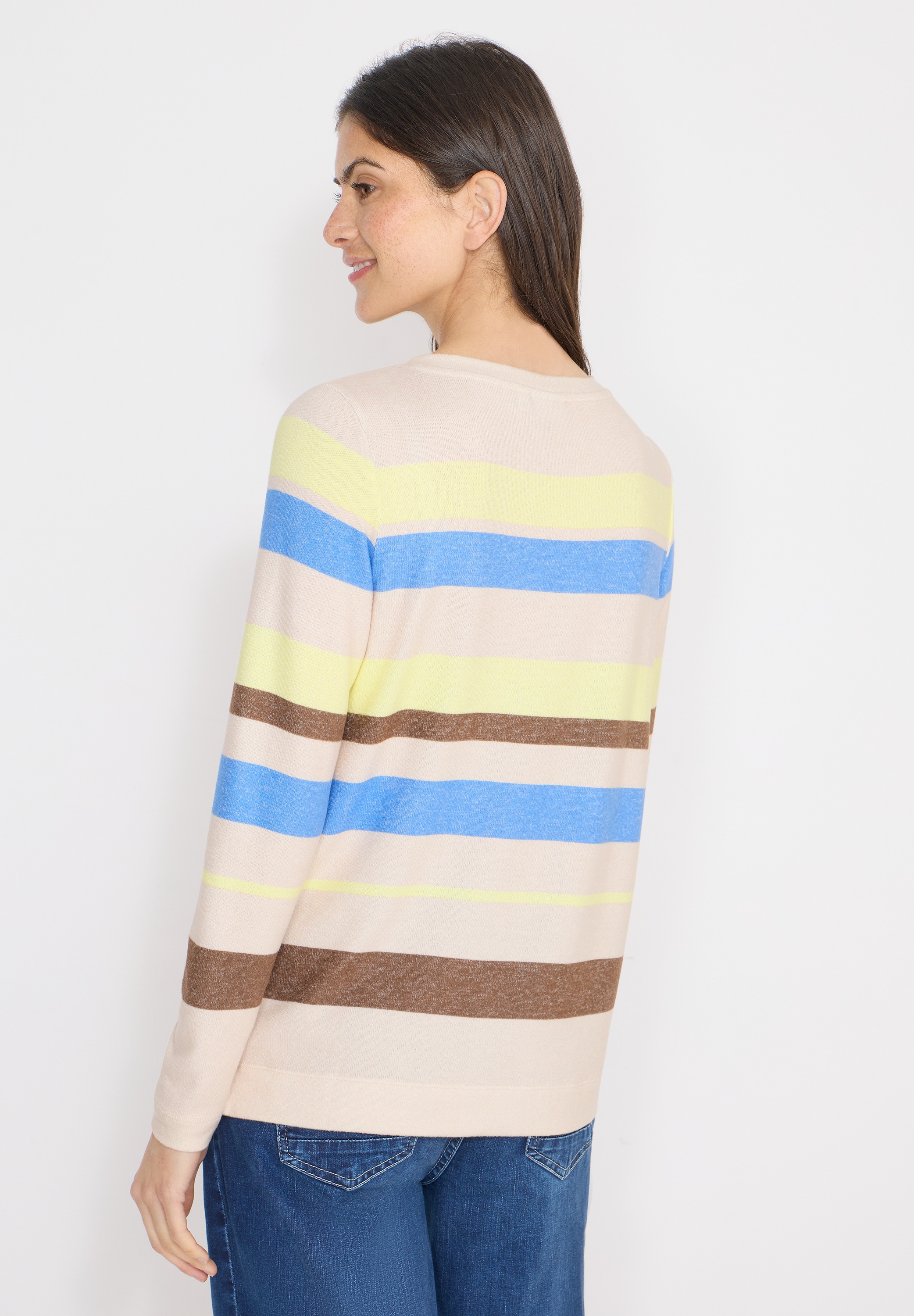 Cecil Langarmshirt aus strecthigem Viskosematerial