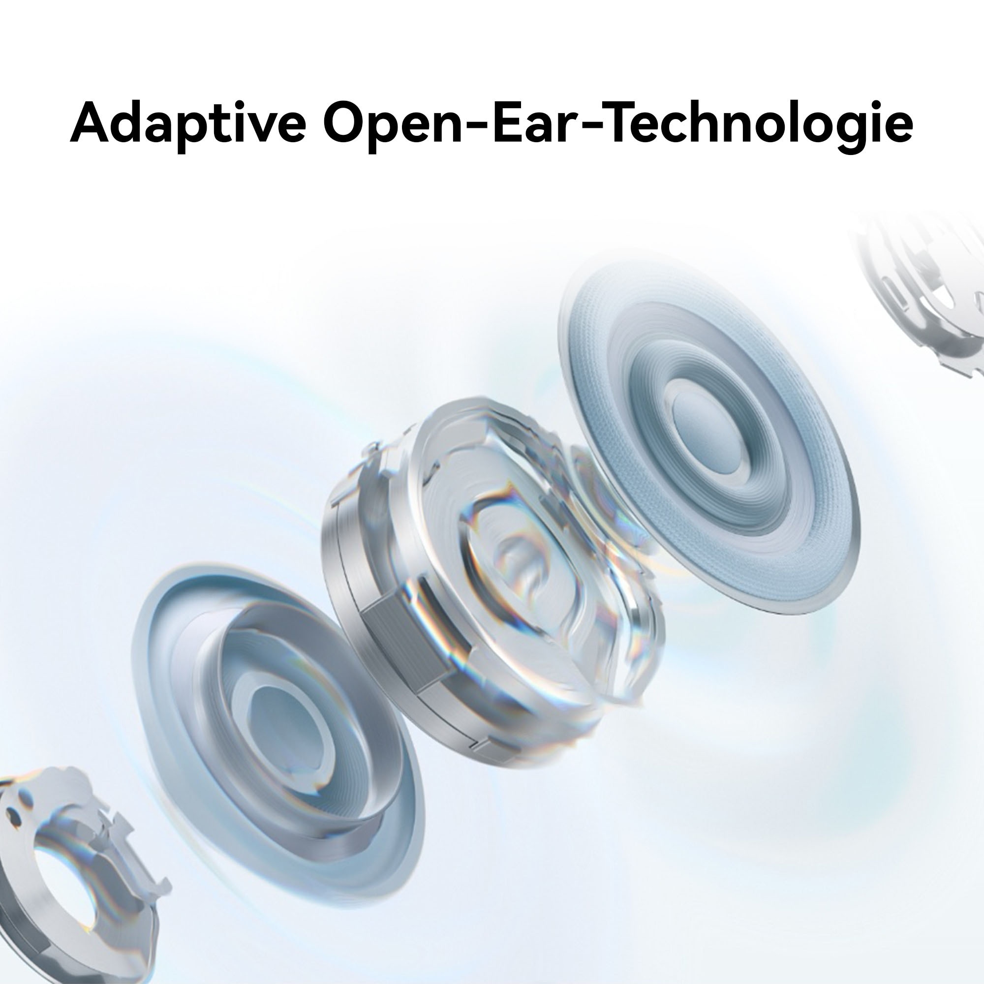 Huawei Wireless-Headset »FreeClip 2« A2DP Bluetooth Freisprechfunktion Leichtes Design für ganztägigen Tragekomfort, Kristallklare Anrufe