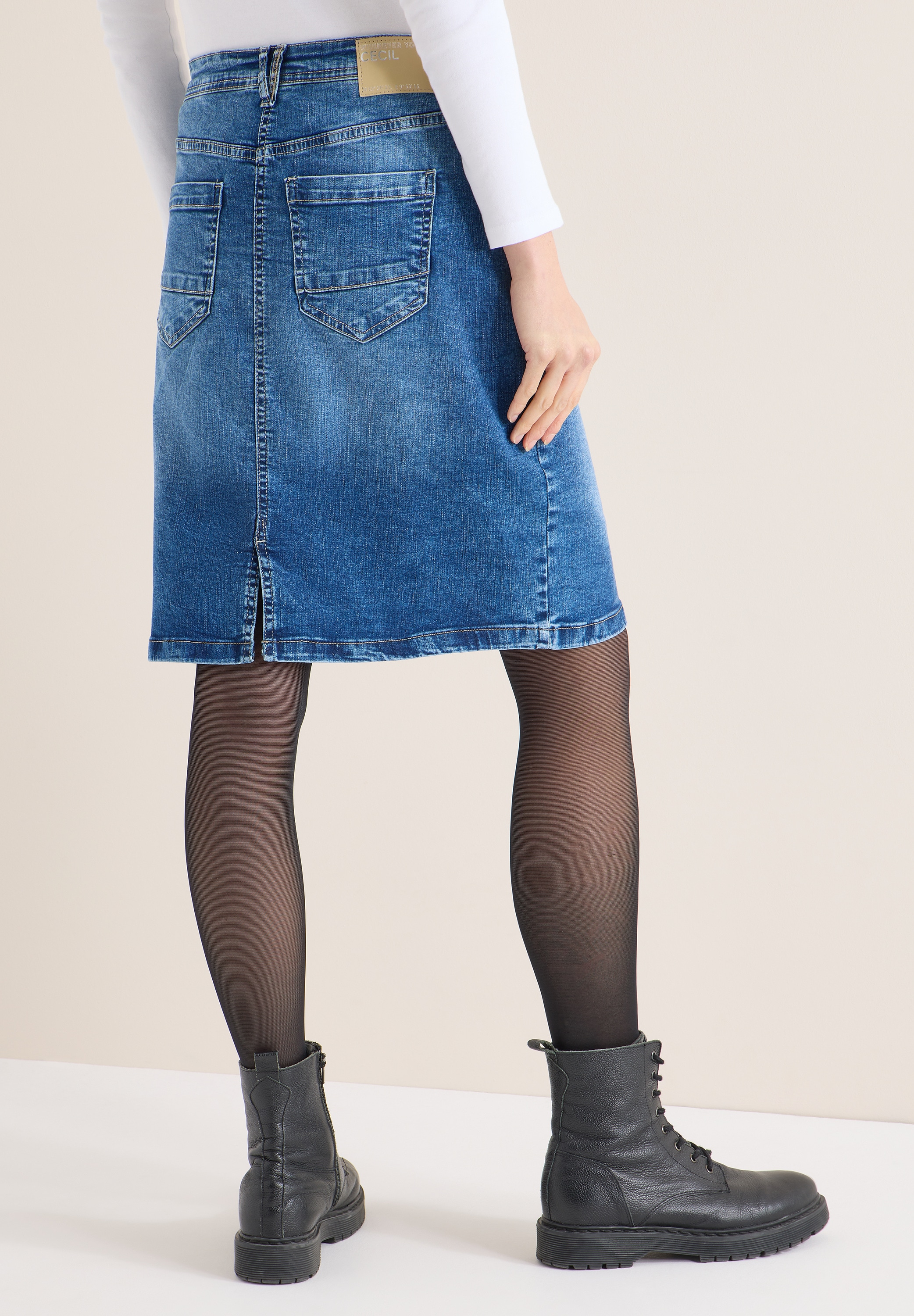 Cecil Jeansrock 5-Pocket-Style