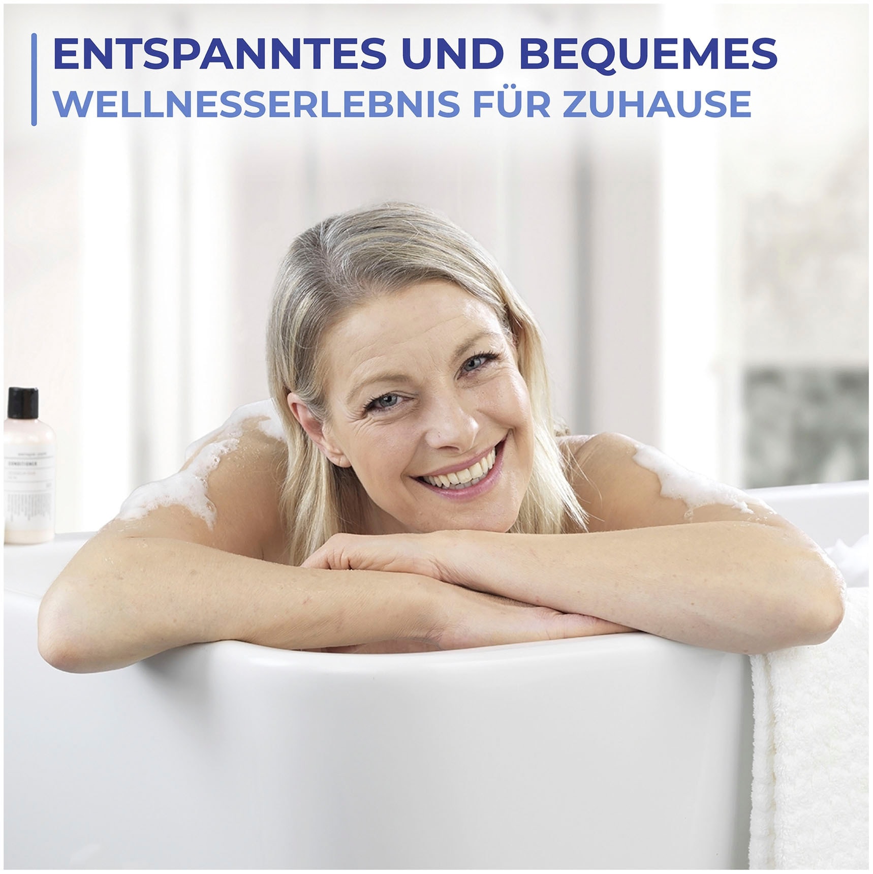 Maximex Badematte »Badewanneneinlage«, schnell trocknend, mit Kissen, aus druckentlastendem Polyester-3D-Mesh-Gewebe