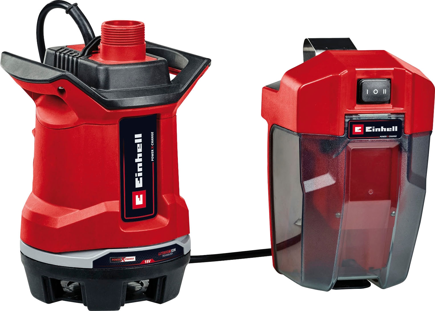 Einhell Akku-Gartenpumpe "Schmutzwasserpumpe GE-DP 18/25 Li - Solo", 7.500 l/h, Power X-Change, ohne Akku und Ladegerät