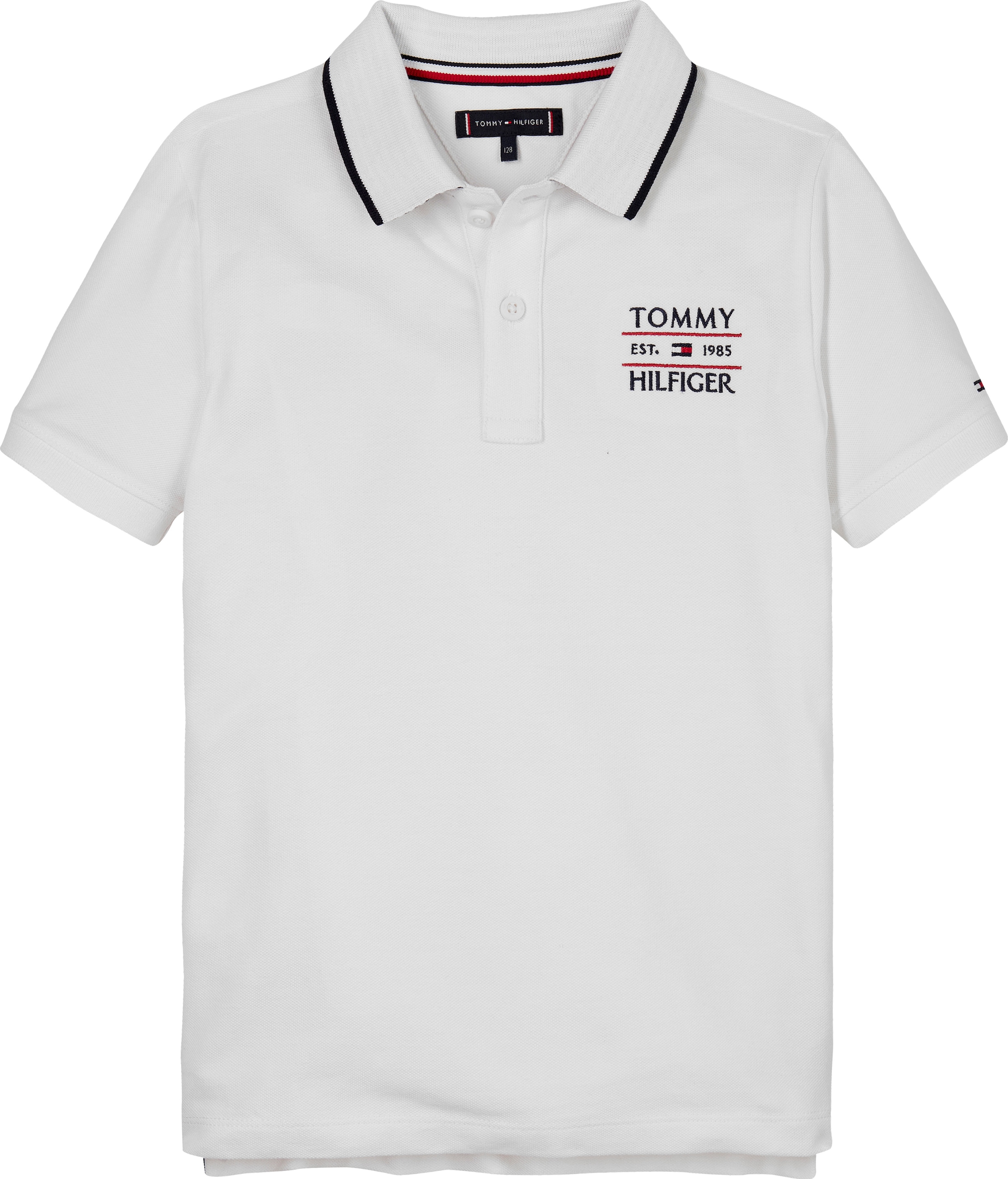 Tommy Hilfiger Poloshirt »TOMMY FLAG HILFIGER POLO REG SS«, mit Logo-Stickerei