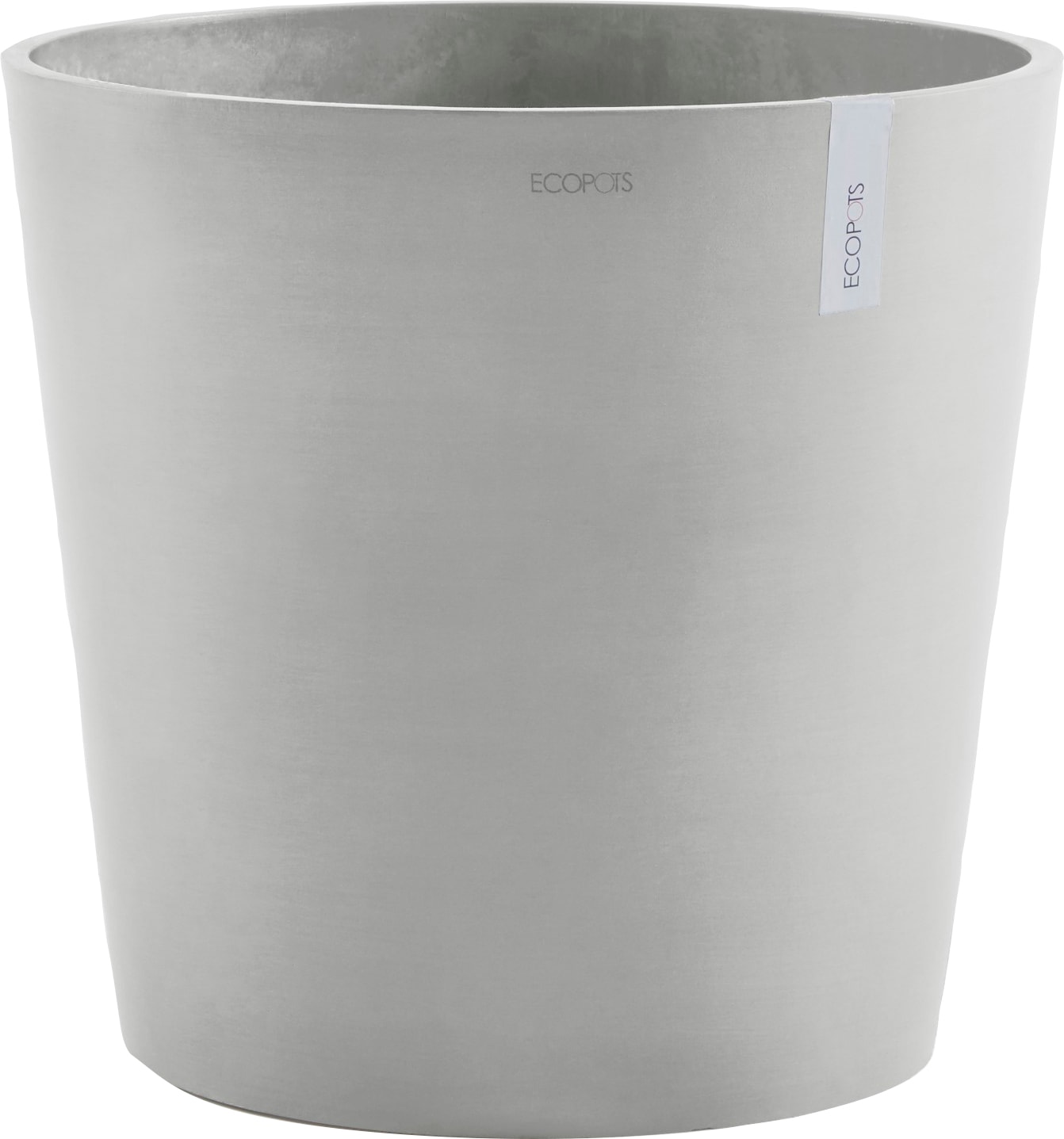 »AMSTERDAM kaufen BAUR Blumentopf mit | Wasserreservoir Grey«, BxTxH: White ECOPOTS 50x50x43,8 cm,